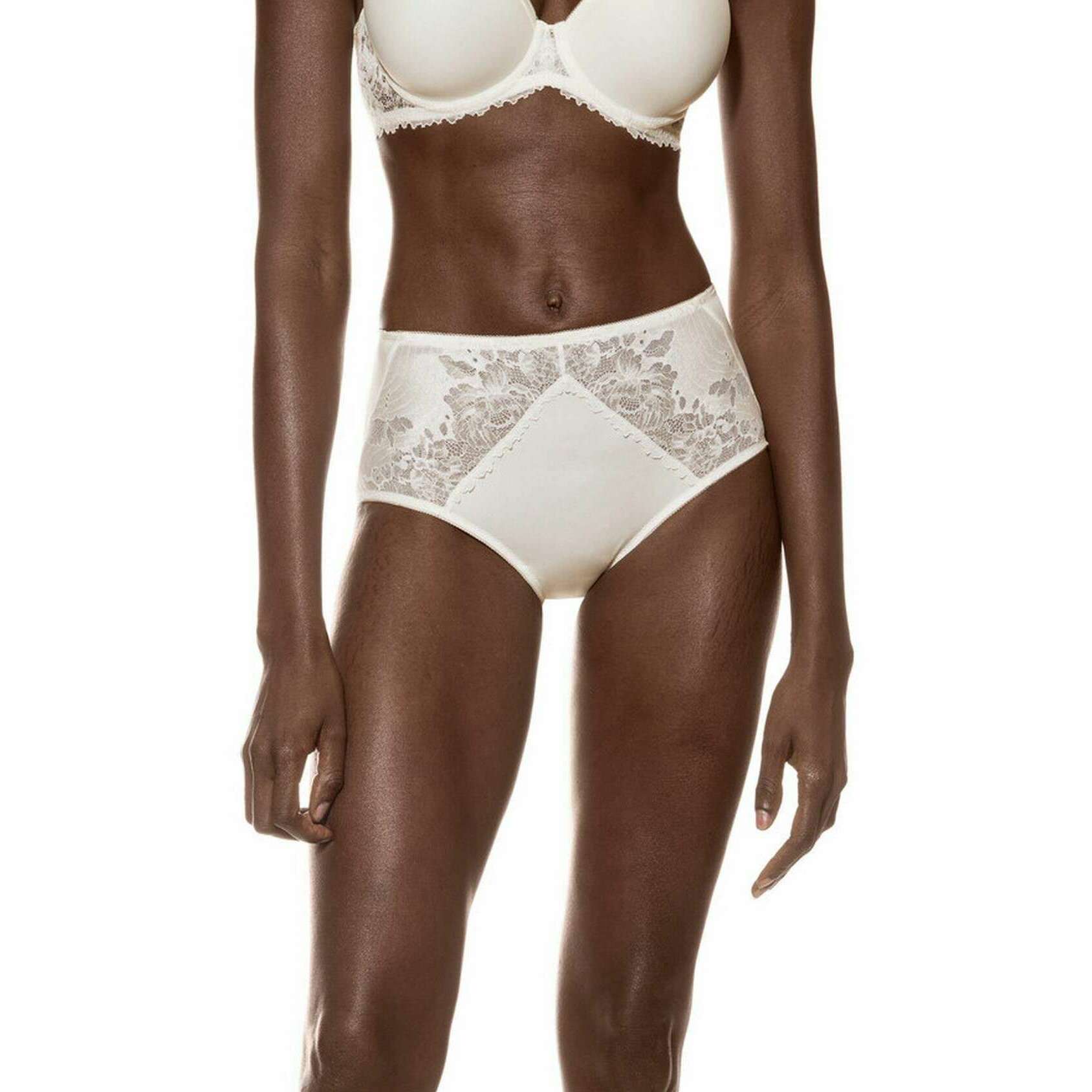 Mey Luxurious Waist Pants - Champagne Cream - Image 2