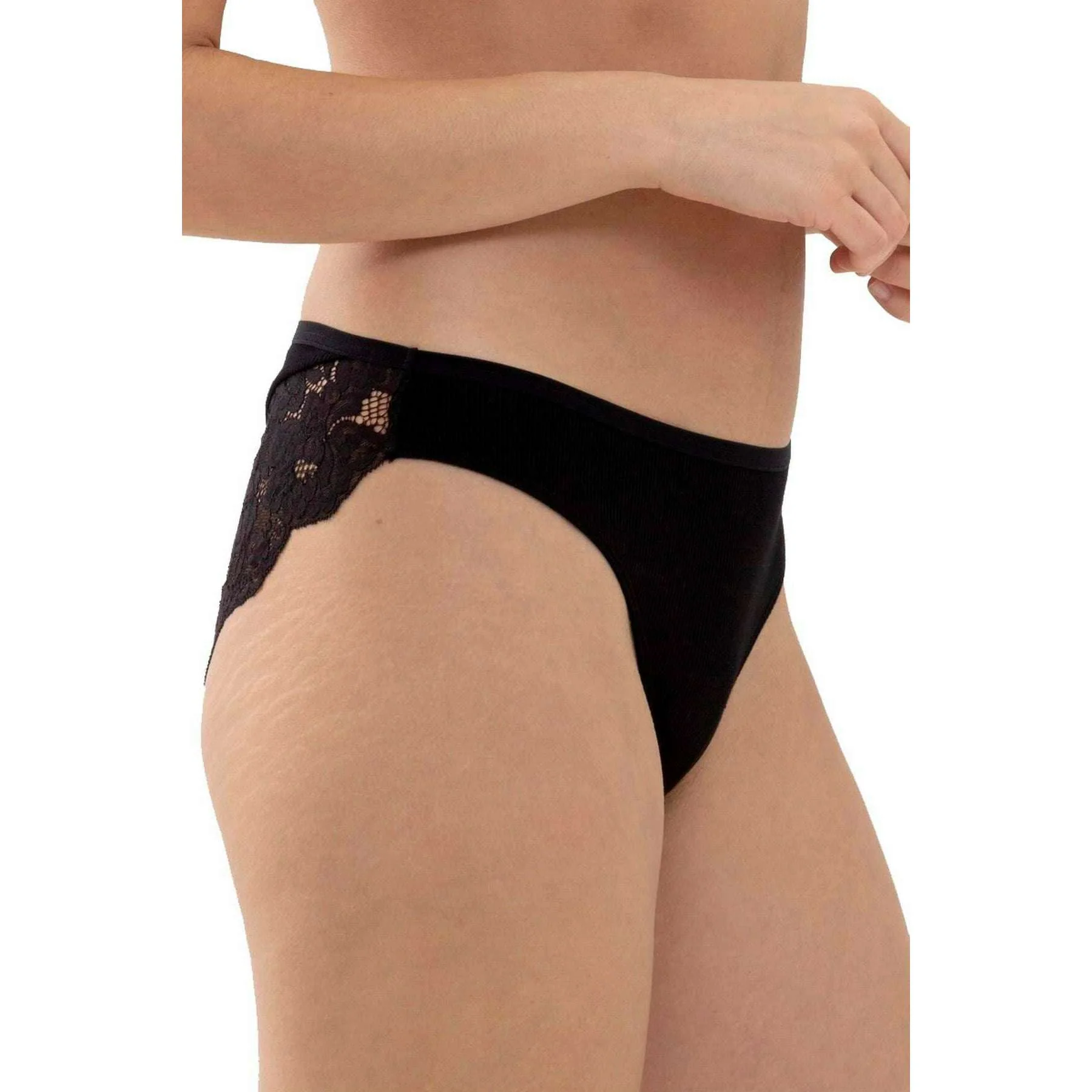 Mey Organic Cotton Mini Briefs - Black - Image 5