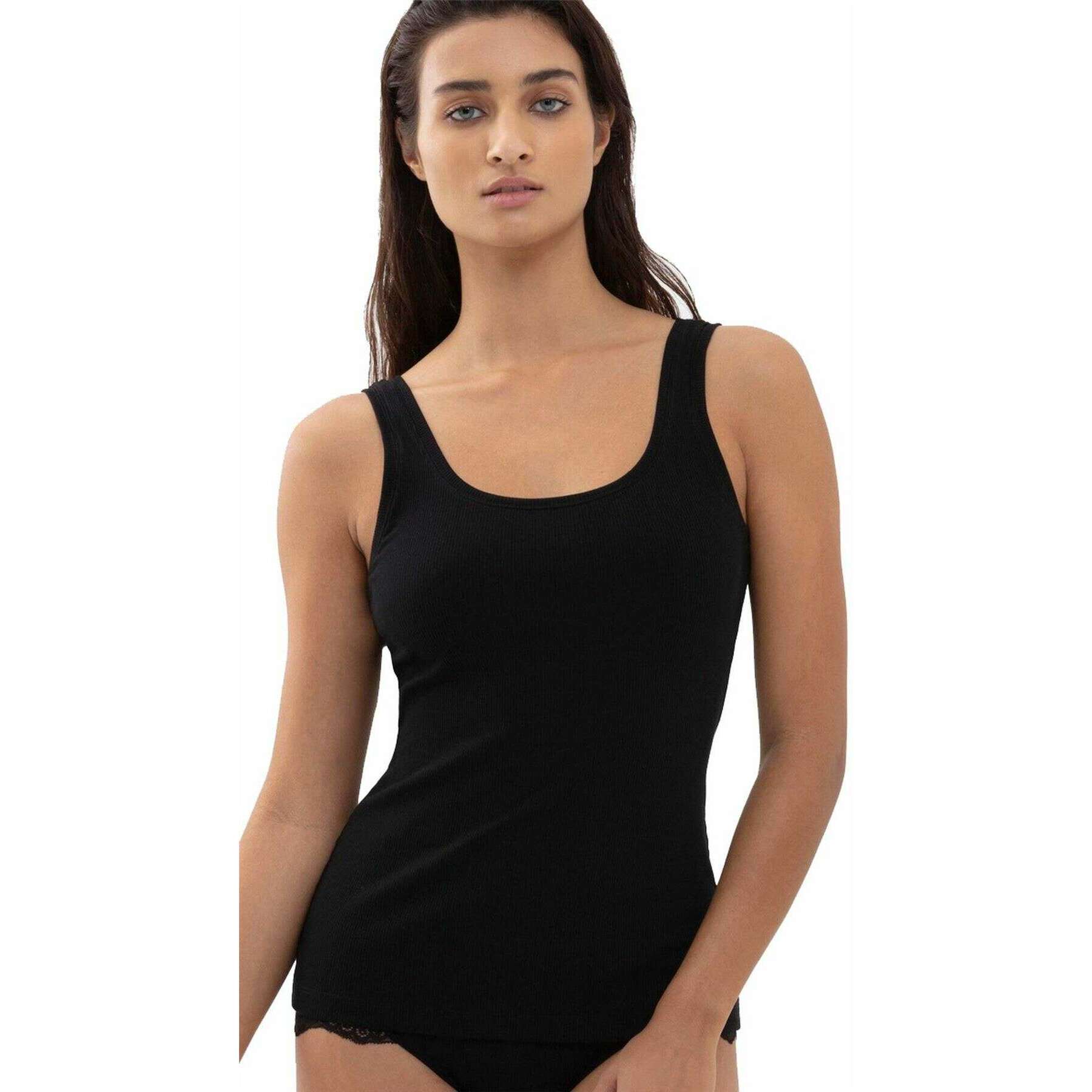 Mey Organic Cotton Top - Black - Image 2