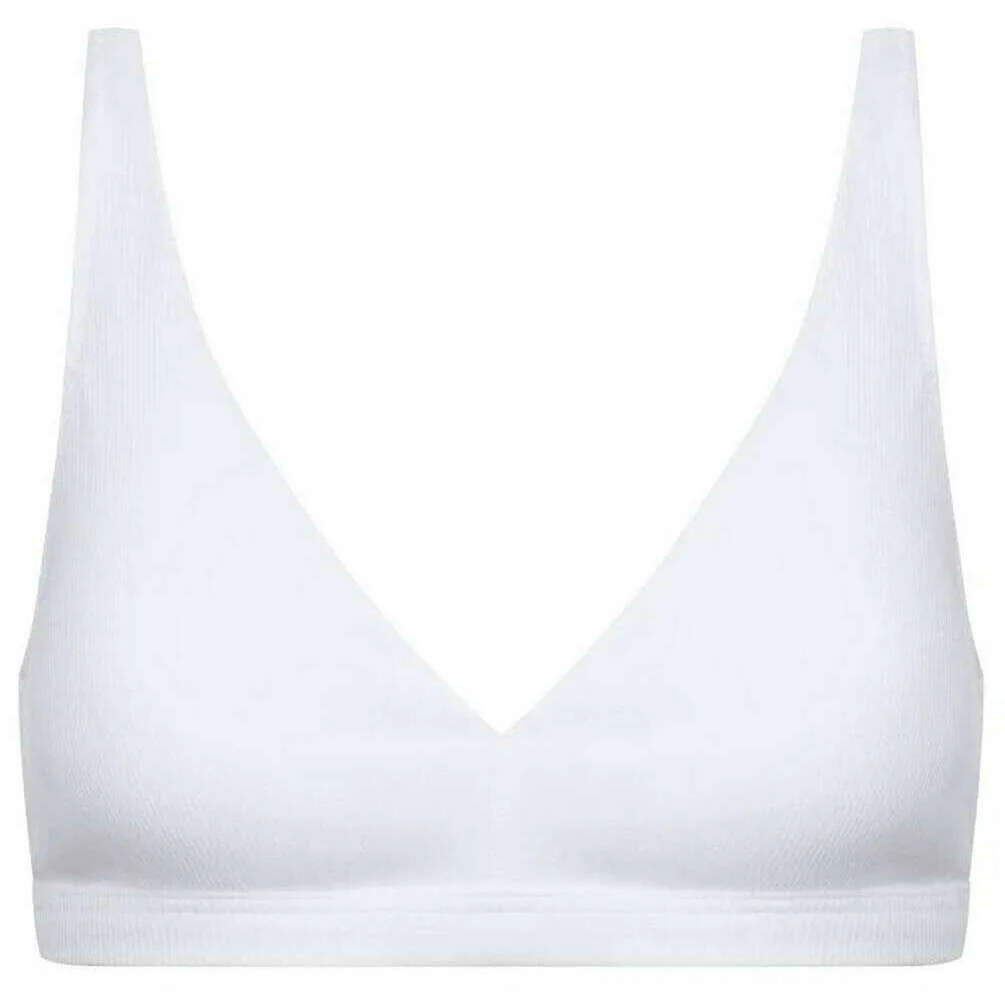 Mey Organic Cotton Triangle Bra - White
