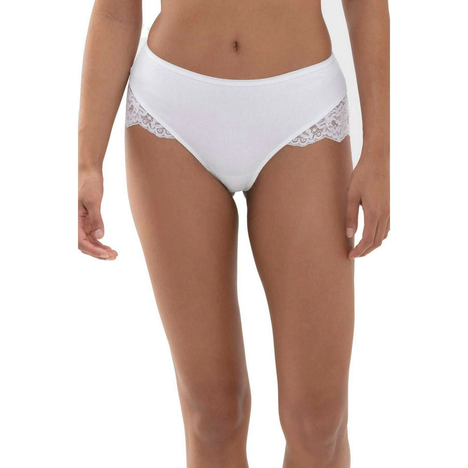 Mey Organic Cotton Waist Pants - White