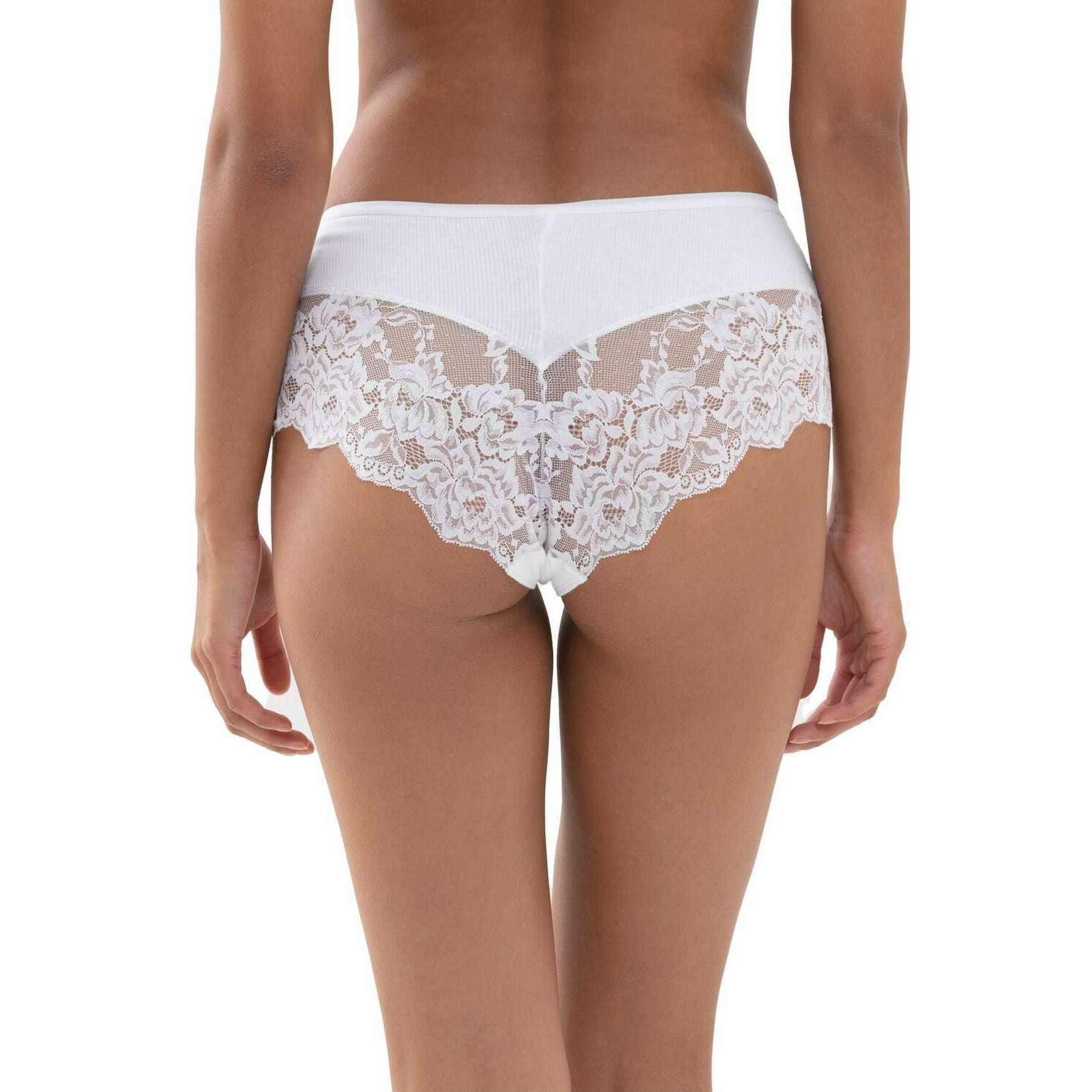 Mey Organic Cotton Waist Pants - White - Image 2