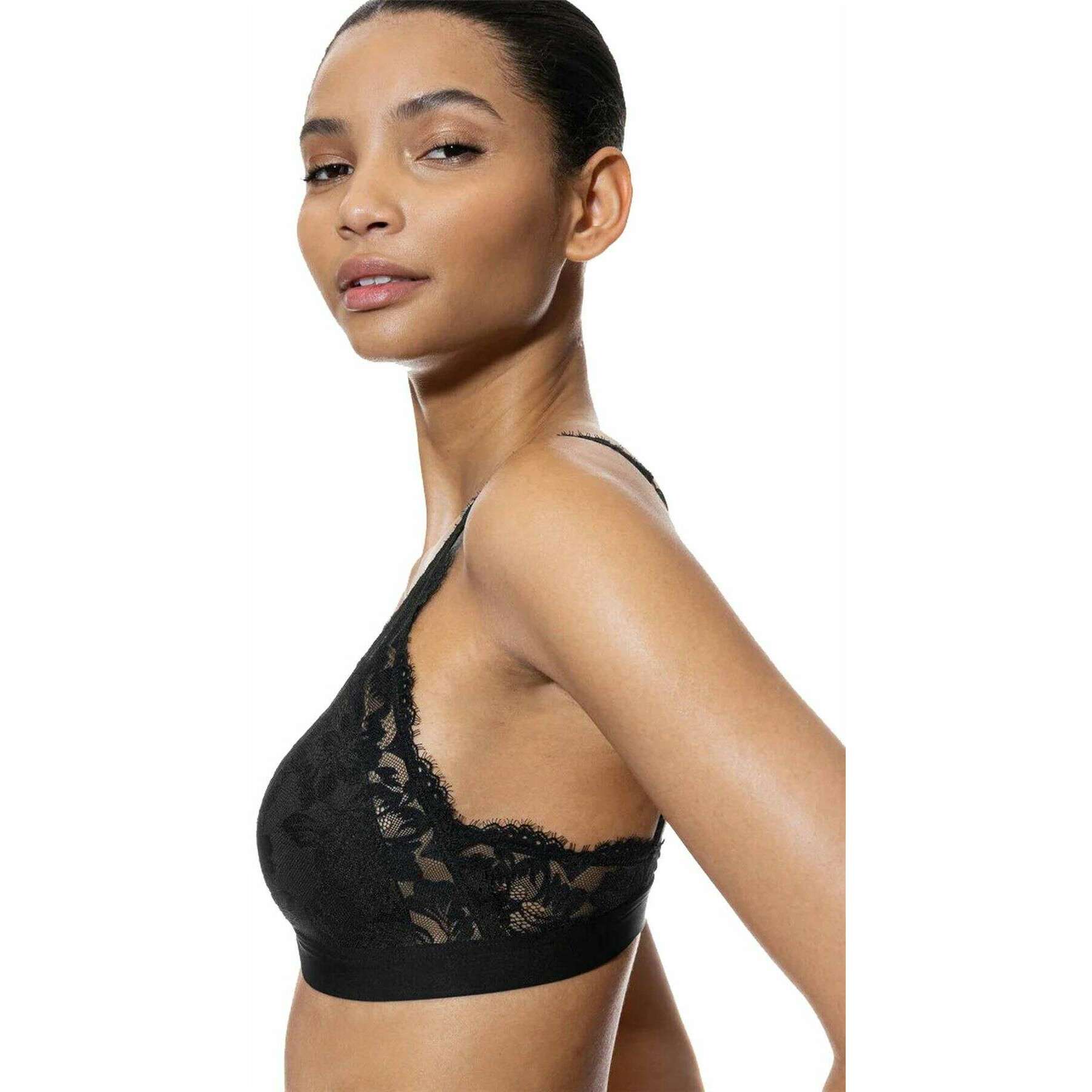 Mey Poetry Vogue Triangle Bra - Black - Image 4