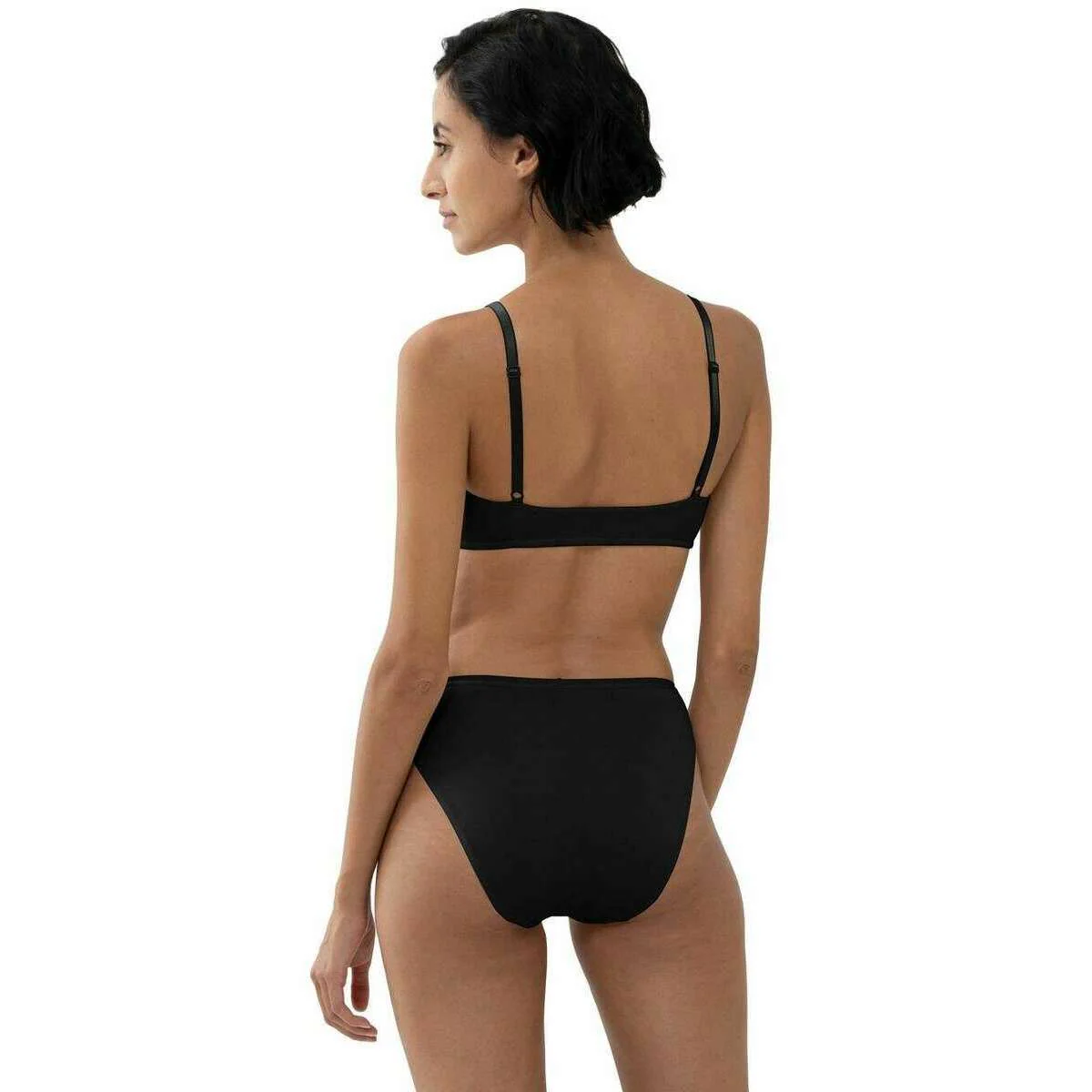 Mey Pure Sense Retro Jazz Twin Pack Brief - Black - Image 2