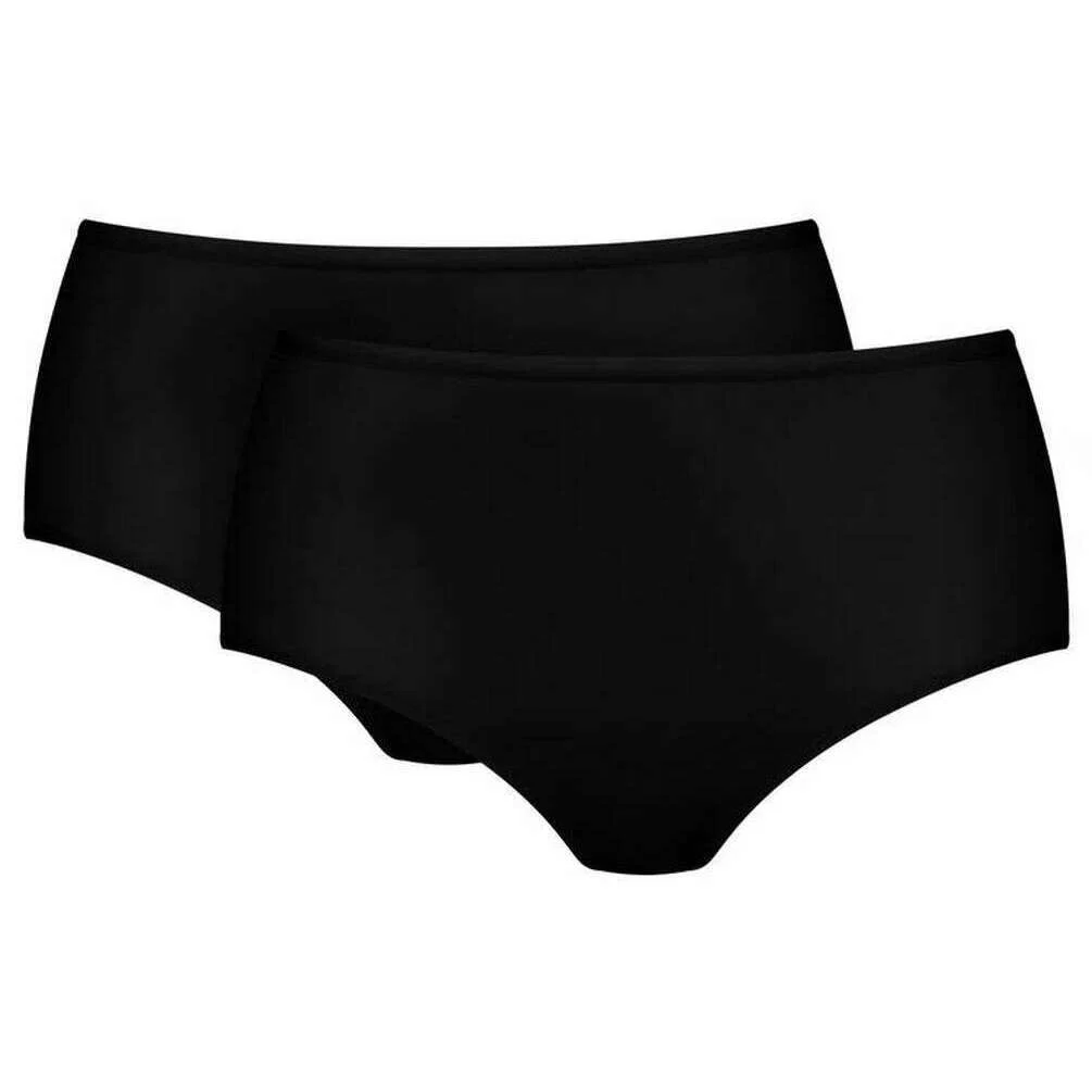 Mey Pure Sense Twin Pack Waist Pants - Black