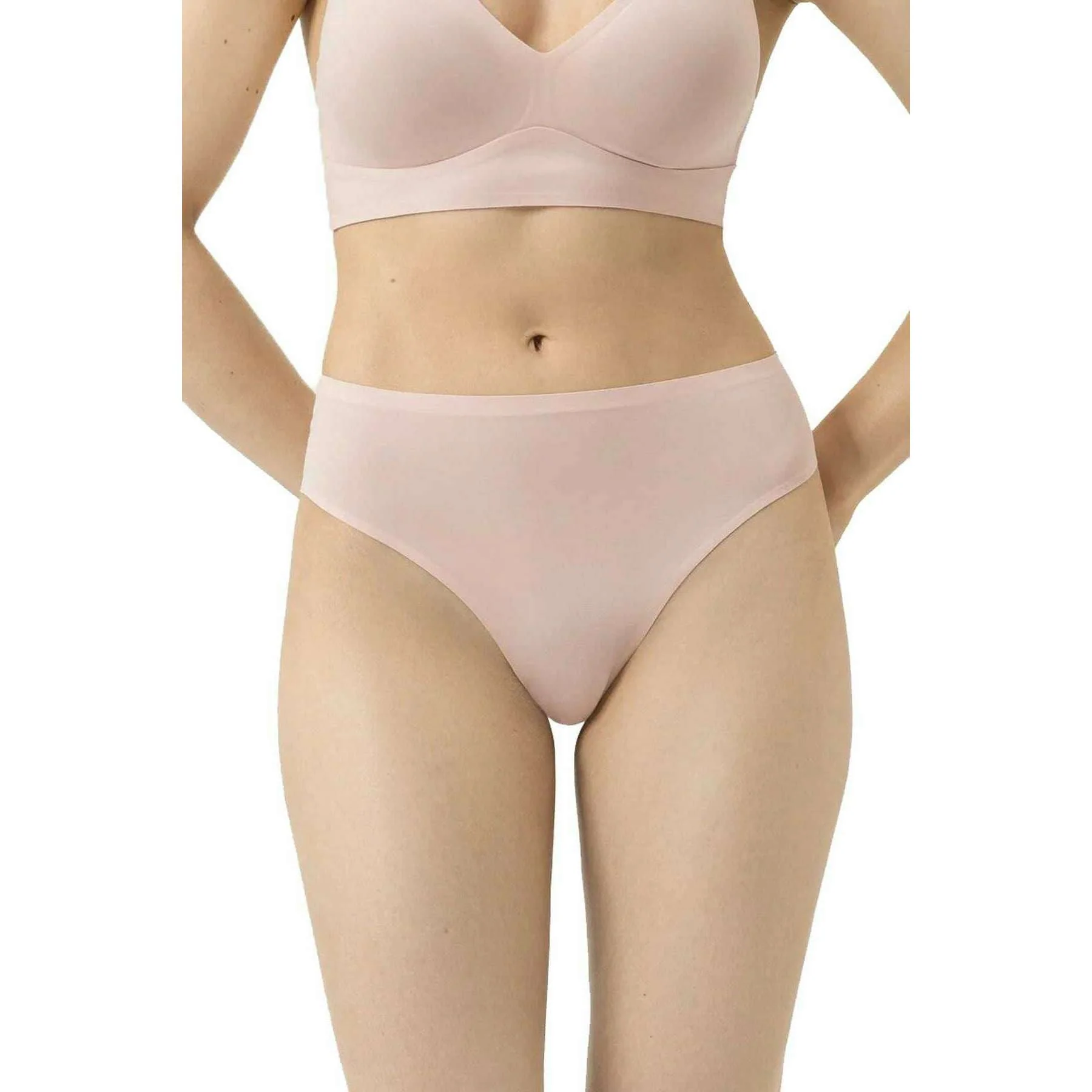Mey Simply Better Invisibles High Waist Thong - Blossom Pink - Image 2