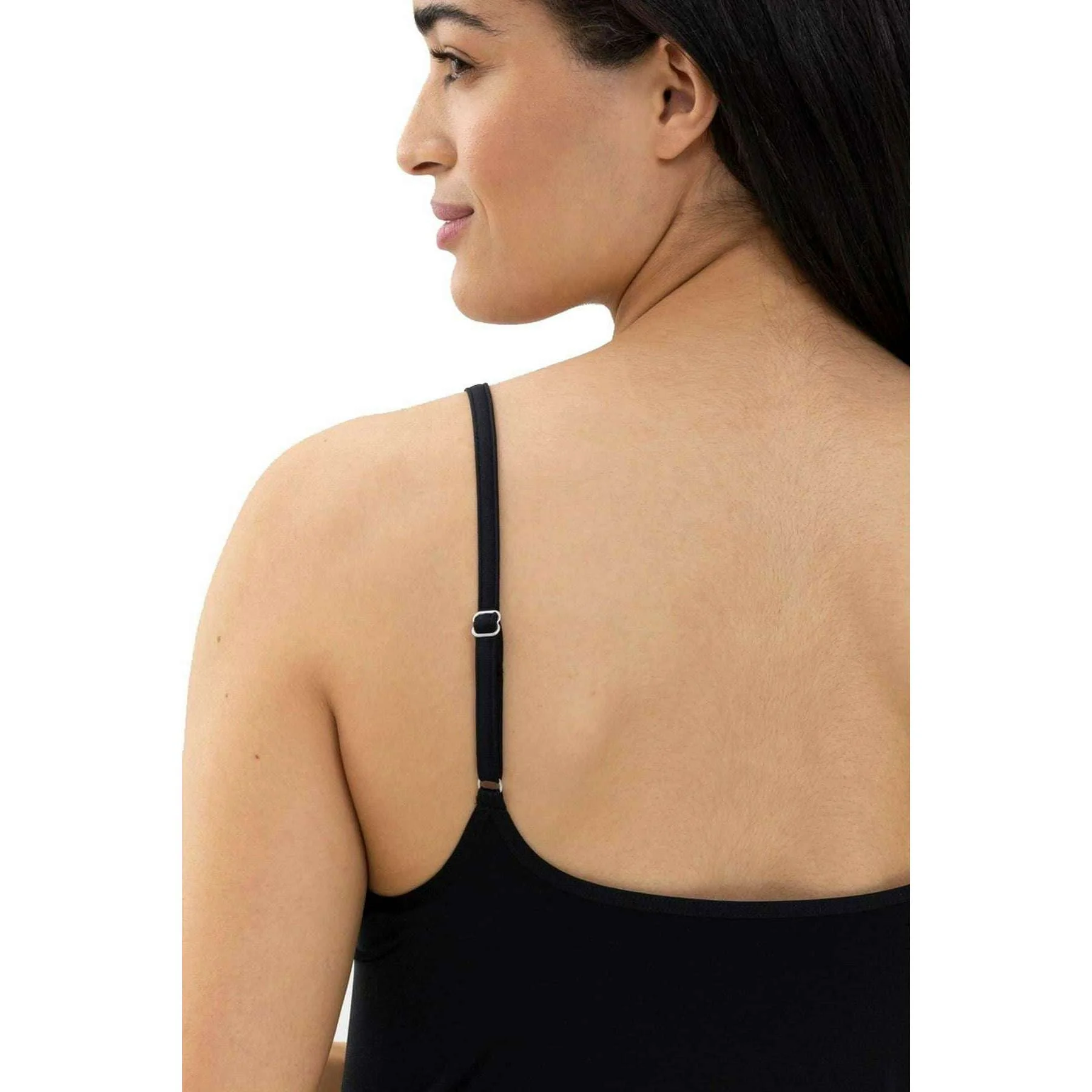 Mey Soft Shape Spaghetti Top - Black - Image 5