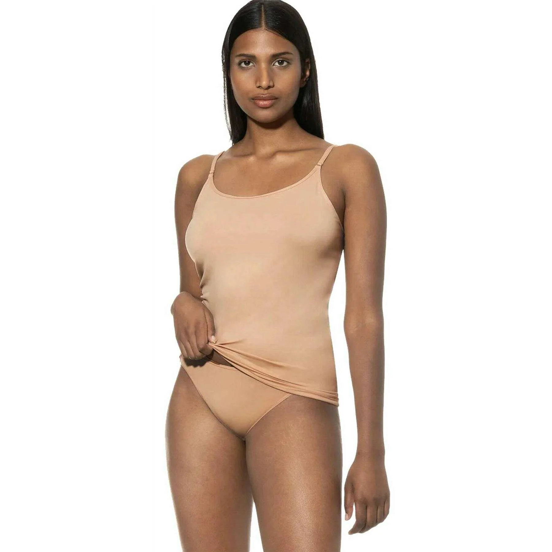 Mey Soft Shape Spaghetti Top - Soft Skin Beige - Image 2