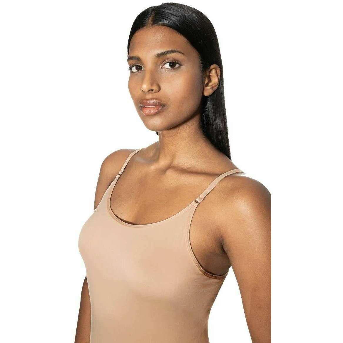 Mey Soft Shape Spaghetti Top - Soft Skin Beige - Image 4