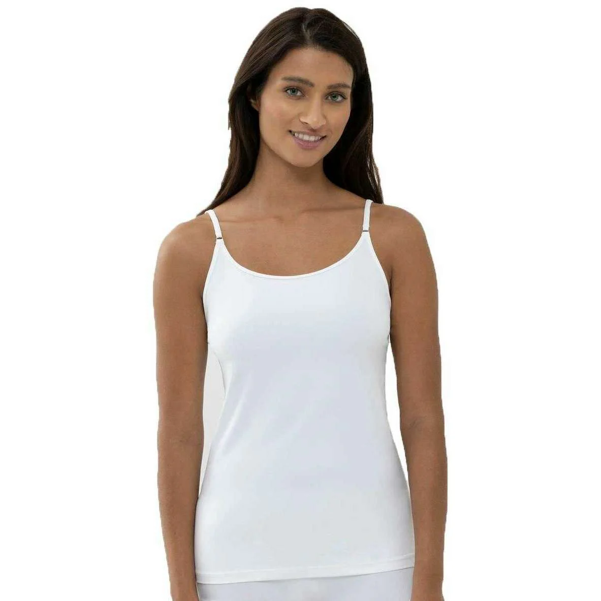 Mey Soft Shape Spaghetti Top - White - Image 2