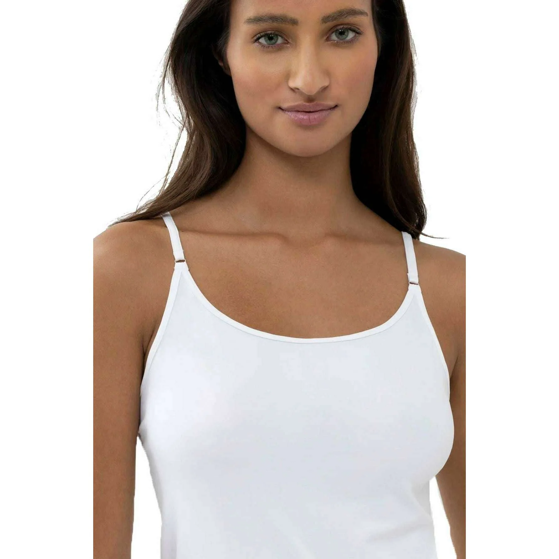 Mey Soft Shape Spaghetti Top - White - Image 4