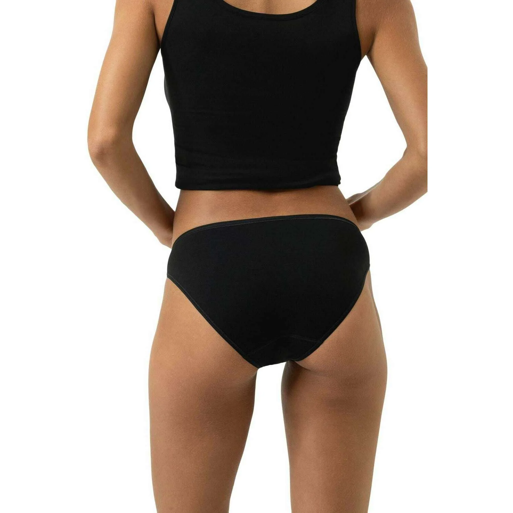 Mey Superfine Organic Mini Briefs - Black - Image 3