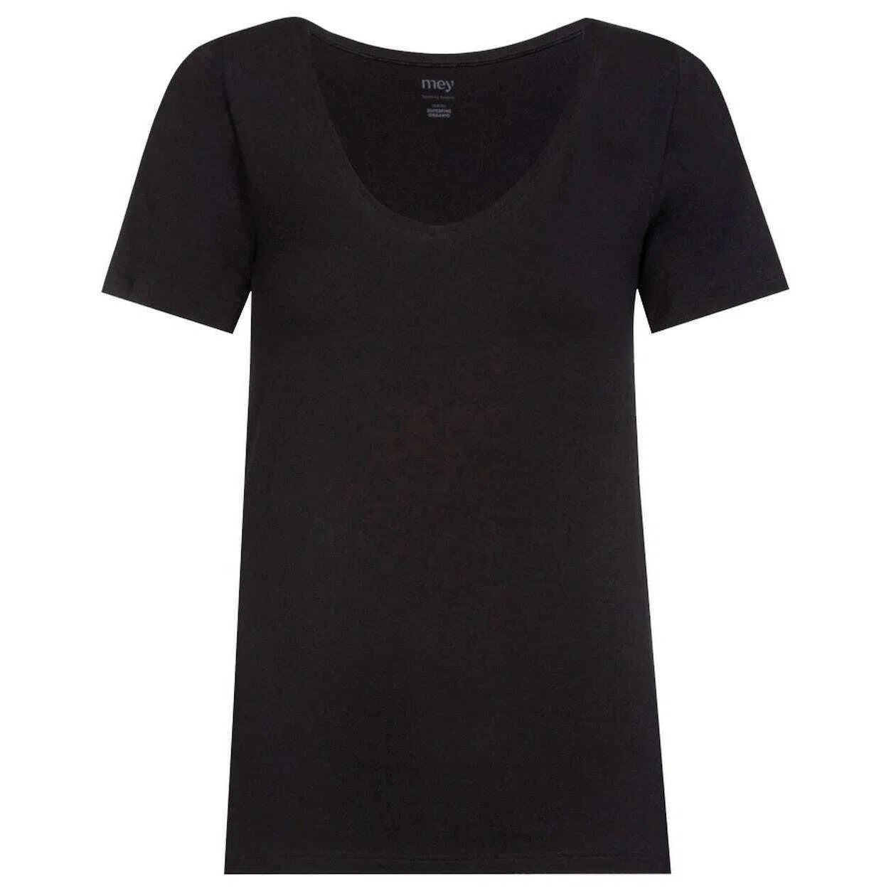 Mey Superfine Organic Short-Sleeved Top - Black