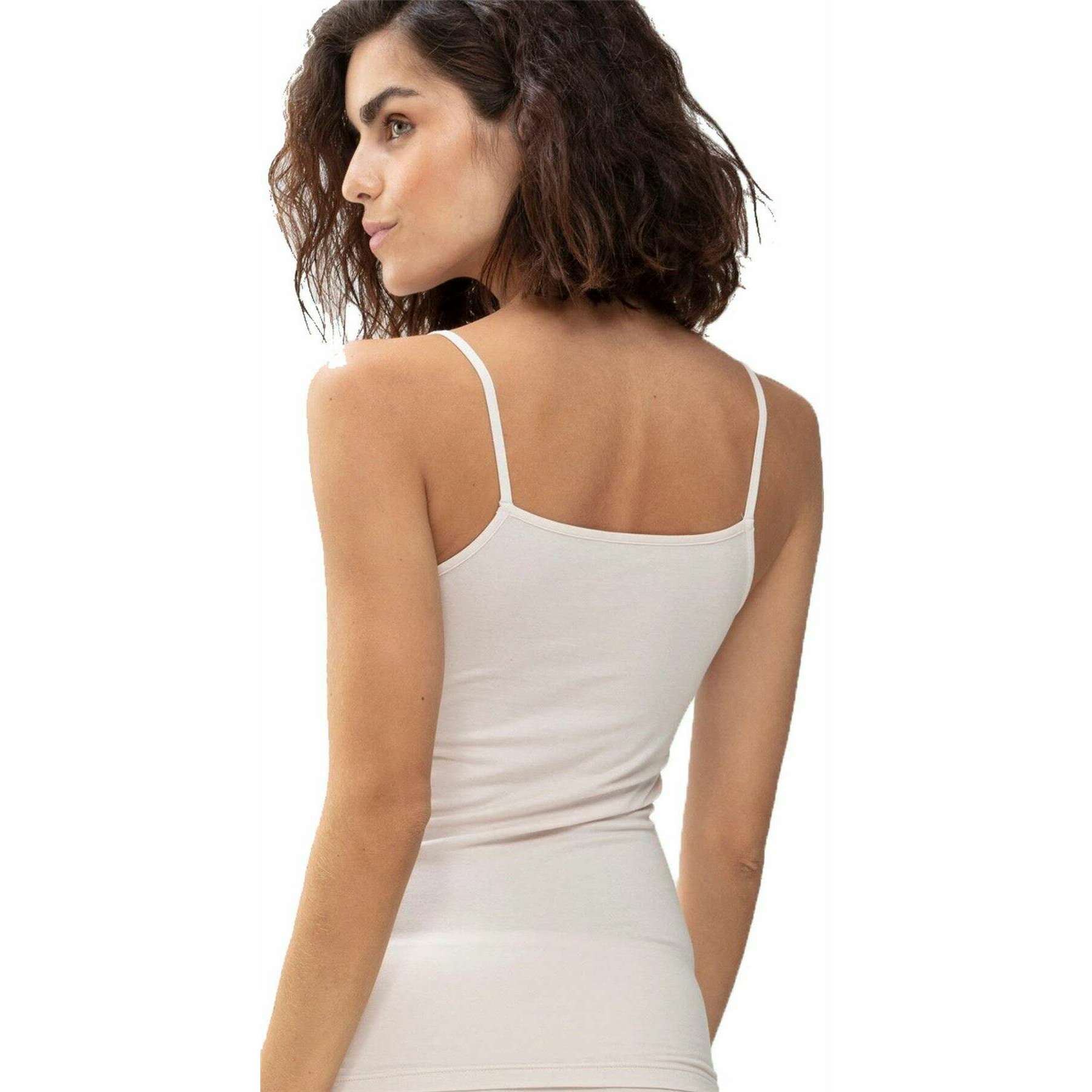Mey Superfine Organic Spaghetti Top - Bailey Beige - Image 3