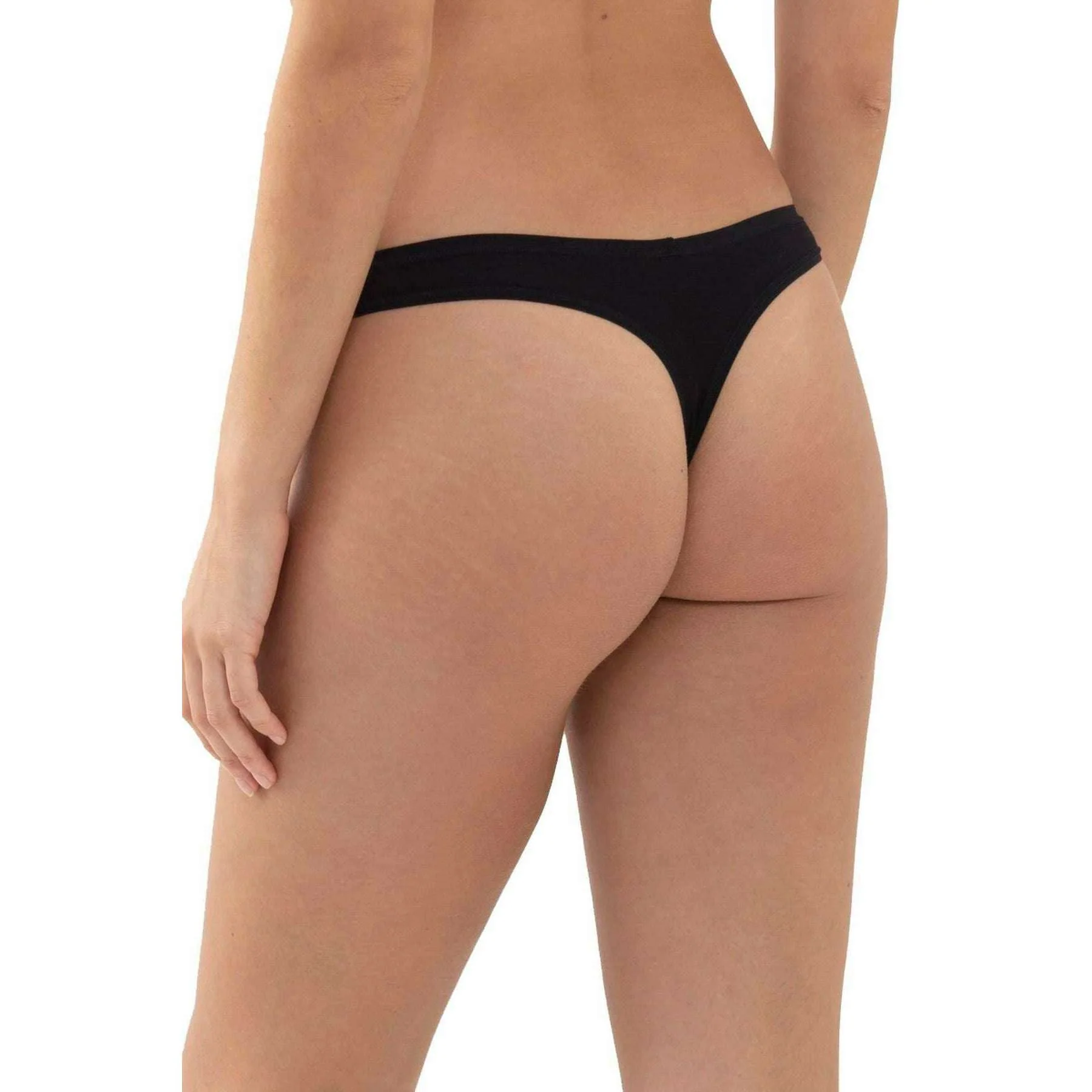 Mey Superfine Organic Thong - Black - Image 3