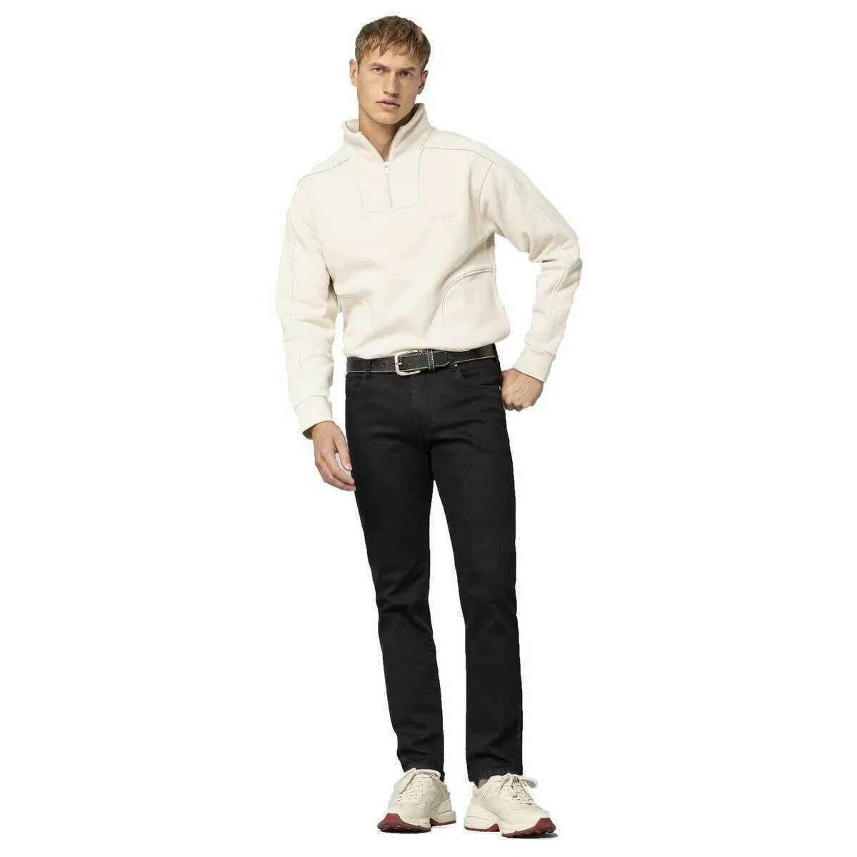 Meyer Casual Jeans Belt - Black - Image 3