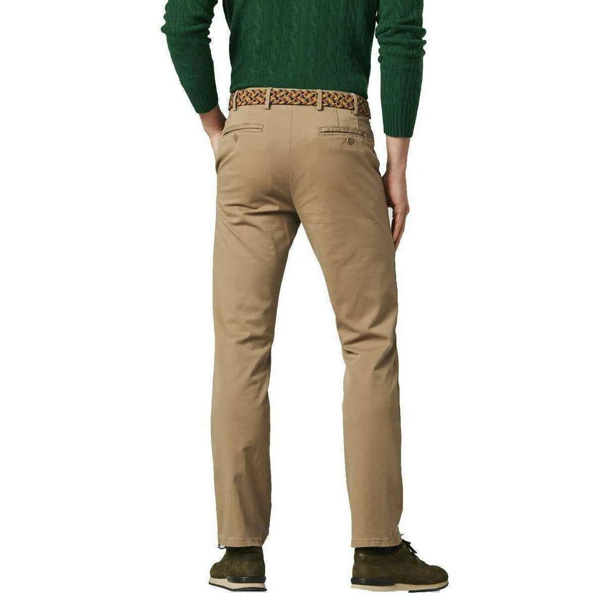 Meyer Oslo Flex Chinos - Camel Beige - Image 2