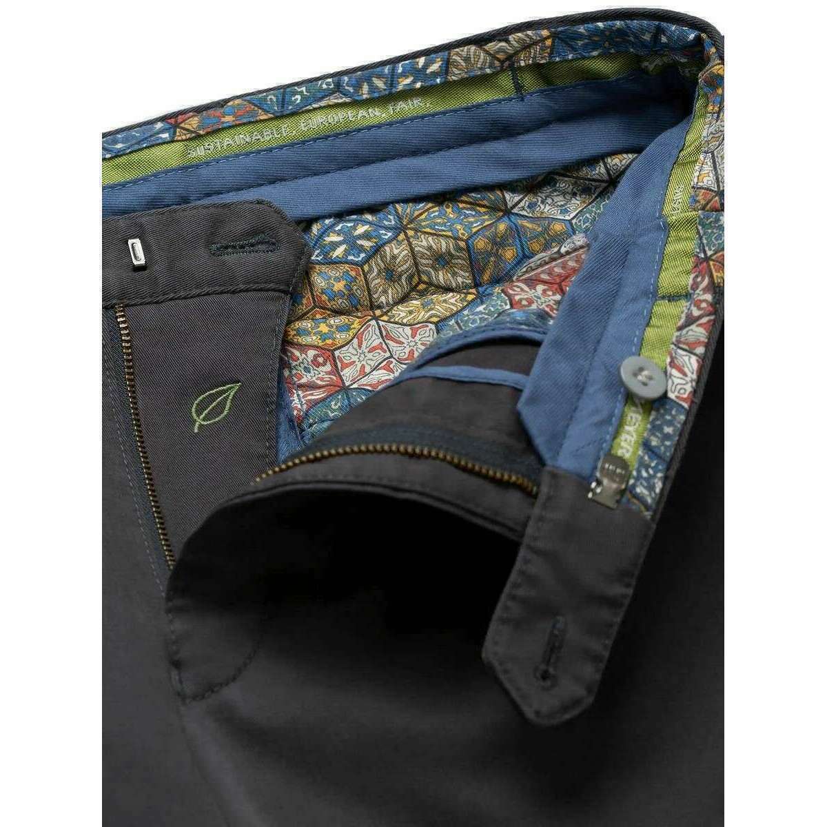Meyer Oslo Flex Chinos - Charcoal Grey - Image 4