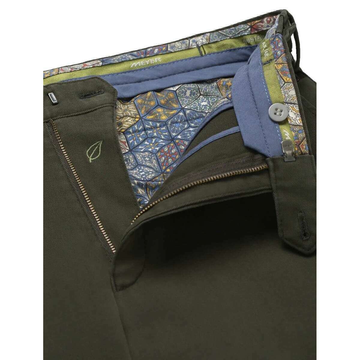 Meyer Oslo Flex Chinos - Laurel Brown - Image 4