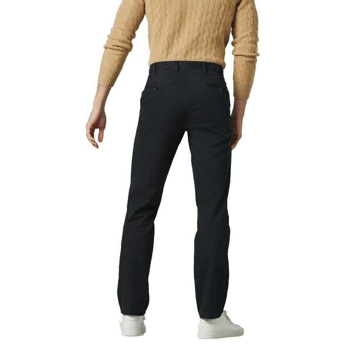 Meyer Oslo Flex Chinos - Navy - Image 2
