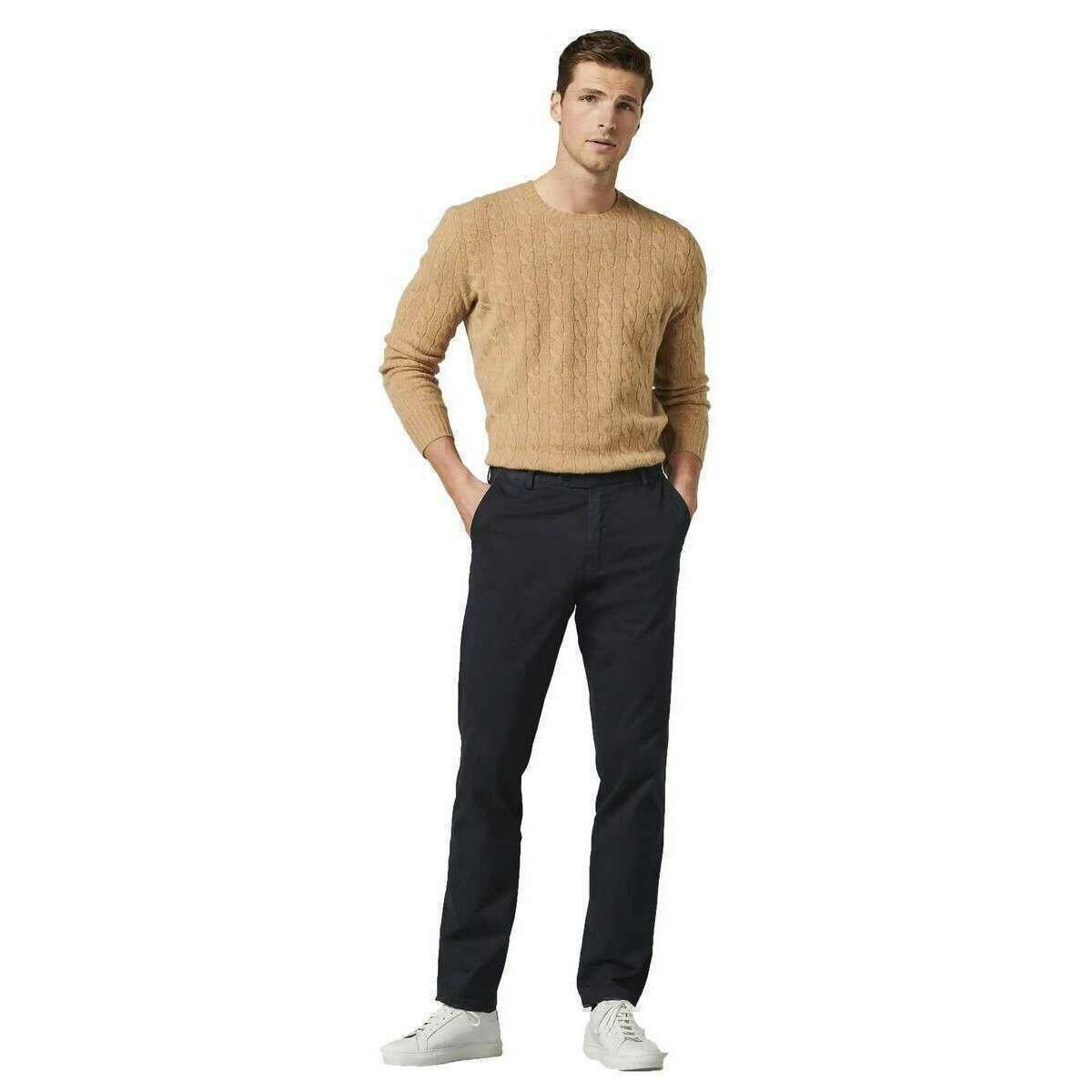 Meyer Oslo Flex Chinos - Navy - Image 6