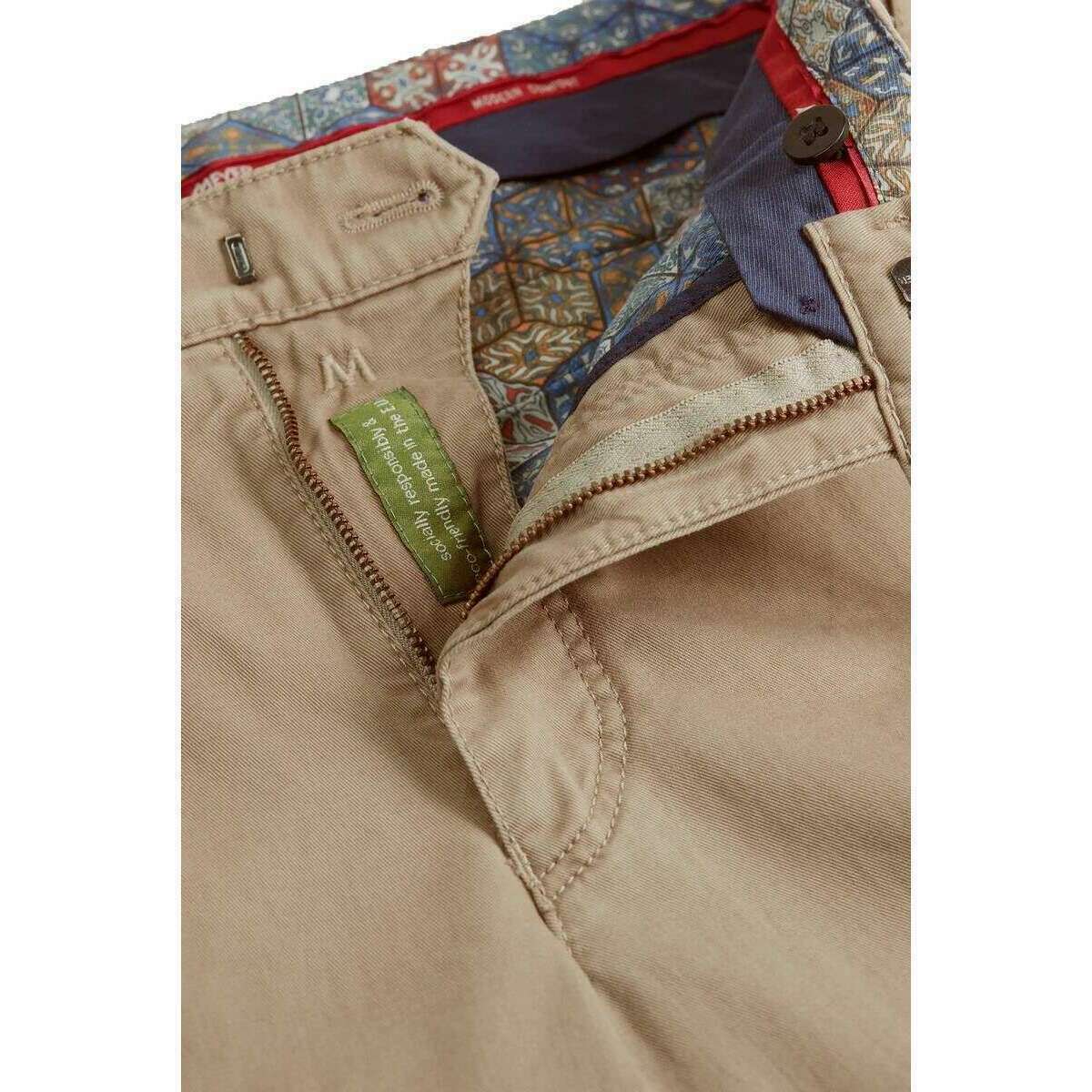 Meyer Roma Regular Chinos - Beige - Image 4