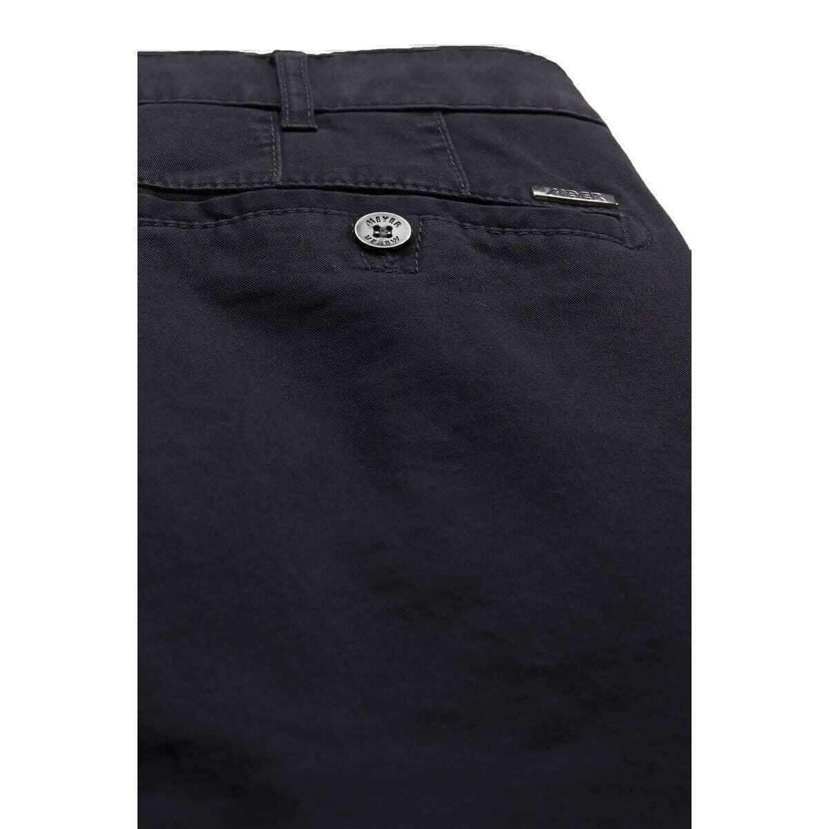 Meyer Roma Regular Chinos - Navy - Image 4