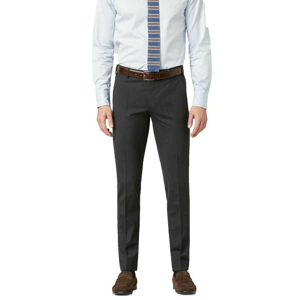 Meyer Roma Regular Tropical Trousers - Charcoal Grey