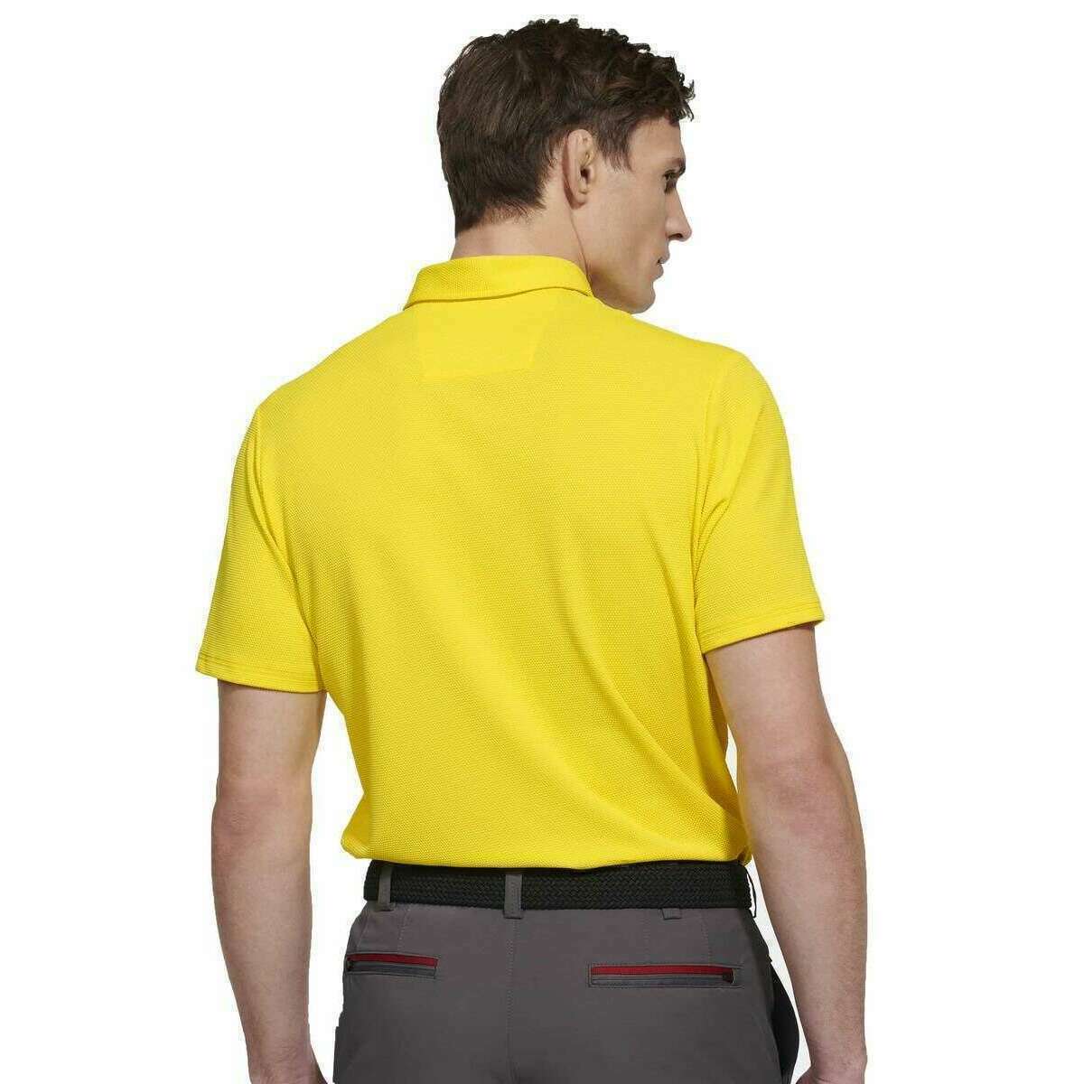 Meyer Rory Pique Performance Polo - Yellow - Image 2