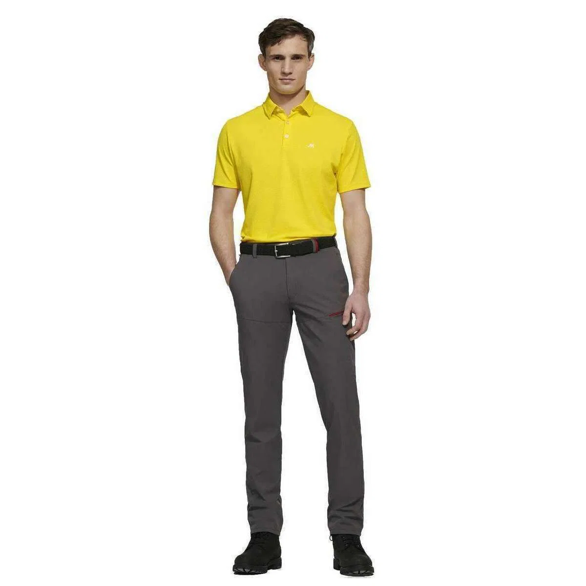 Meyer Rory Pique Performance Polo - Yellow - Image 3