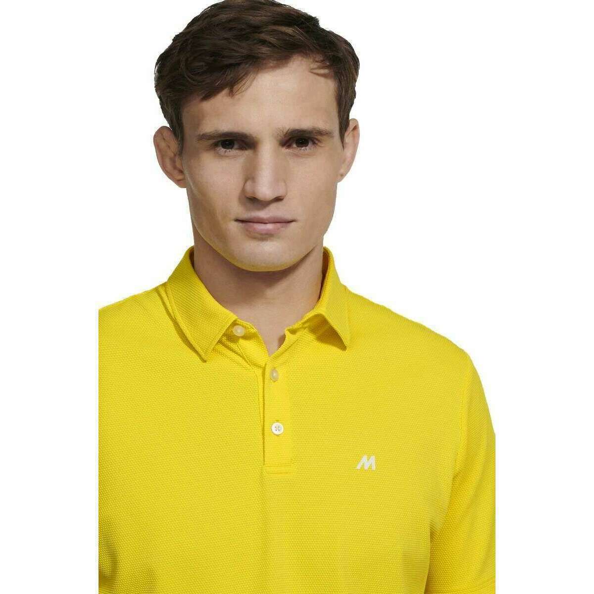 Meyer Rory Pique Performance Polo - Yellow - Image 4
