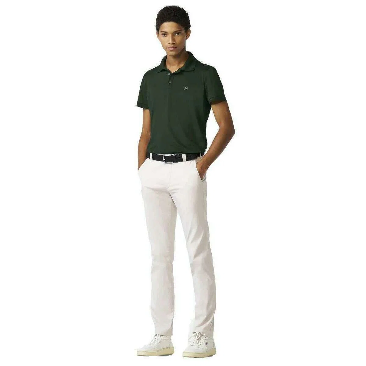 Meyer Scottie High Performance Polo - Dark Olive - Image 3