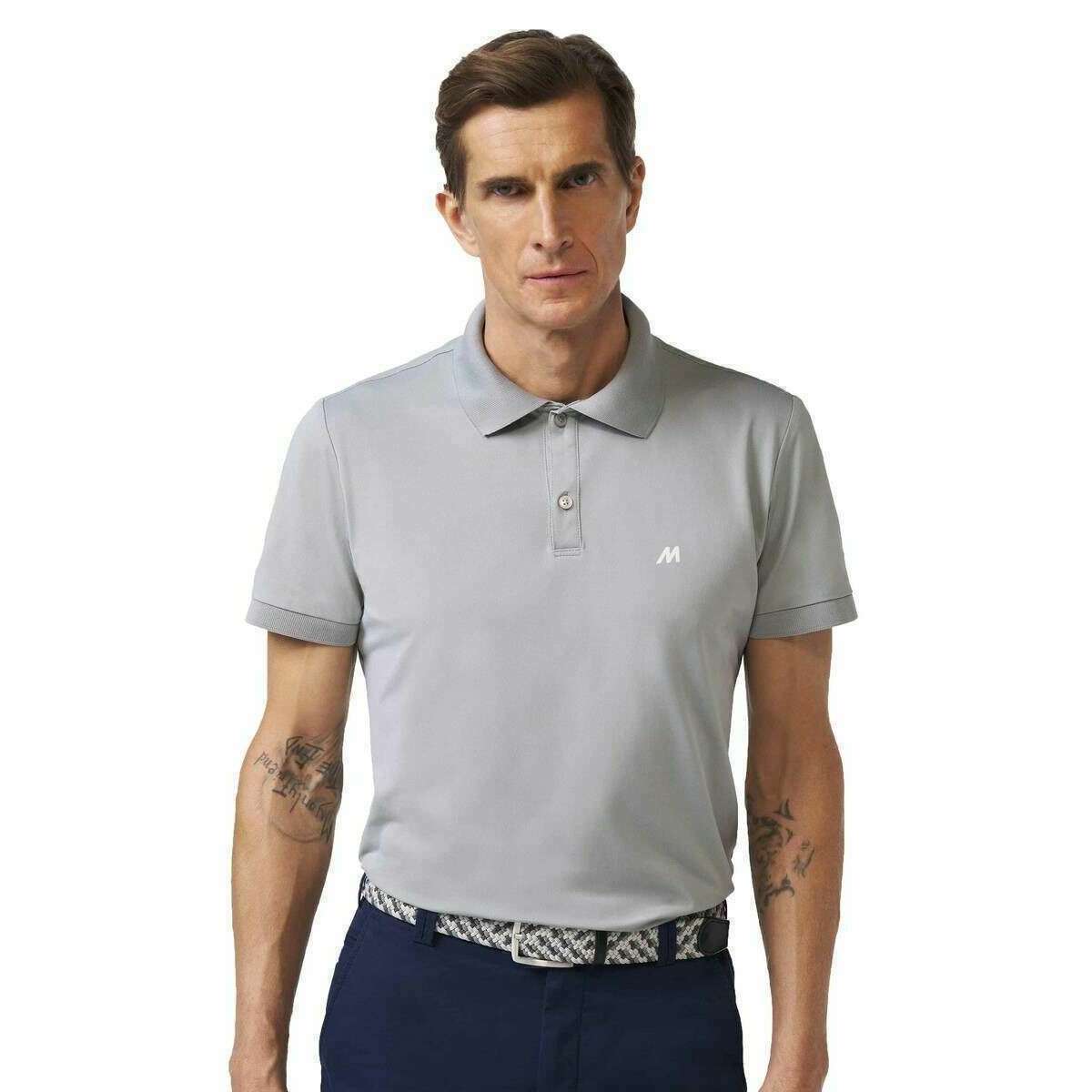 Meyer Scottie High Performance Polo - Silver