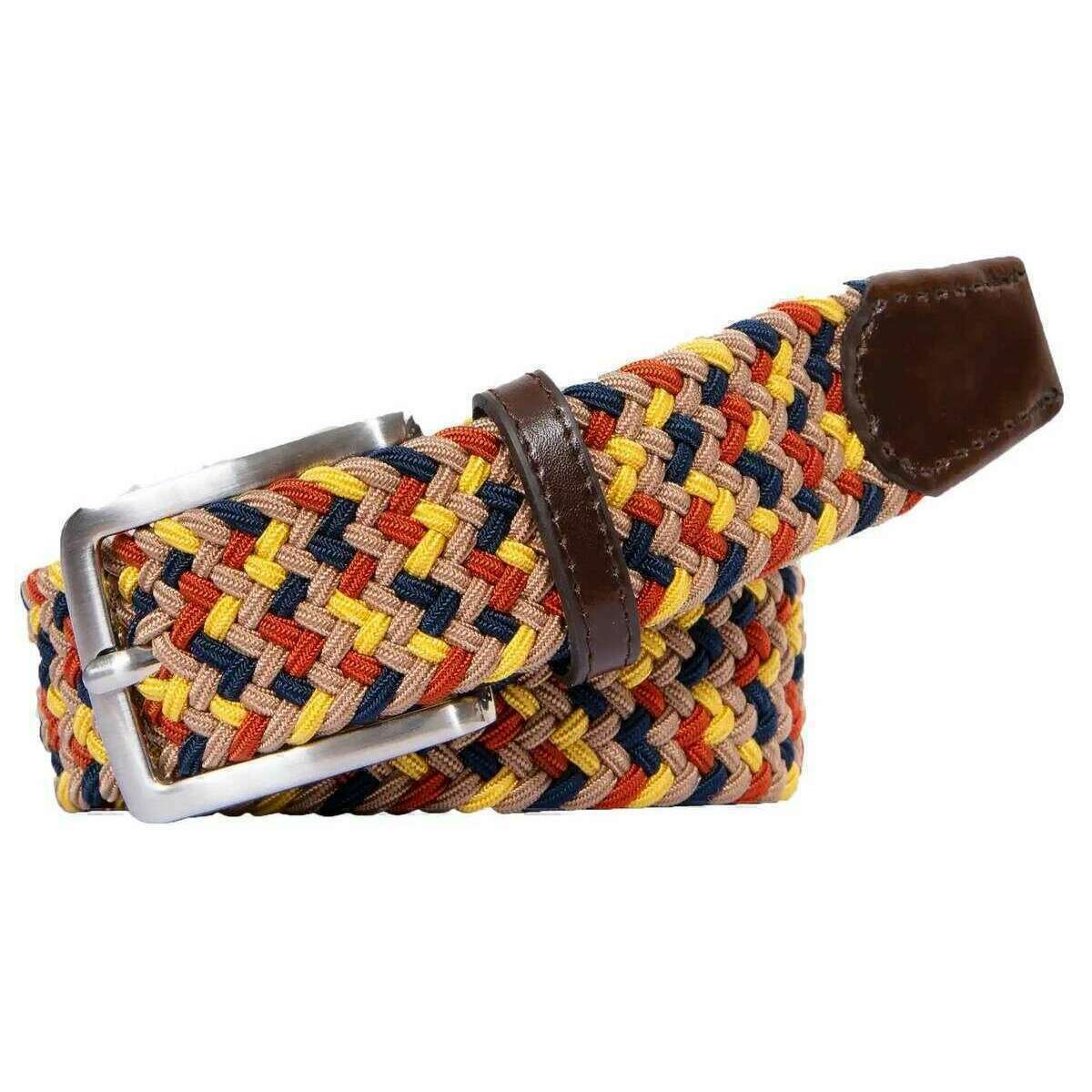 Meyer Super-Stretch Belt - Beige/Multi-colour