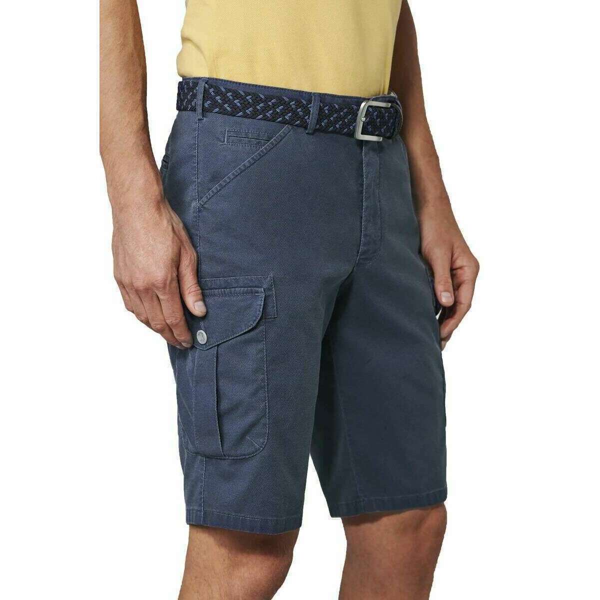 Meyer Super-Stretch Belt - Navy/Multi-colour - Image 2