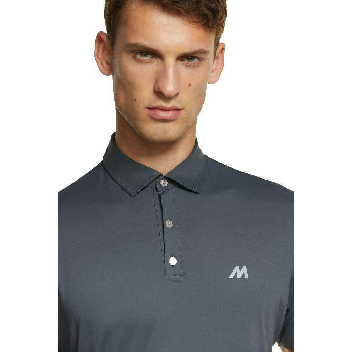 Meyer Tiger Performance Polo - Charcoal Grey - Image 4