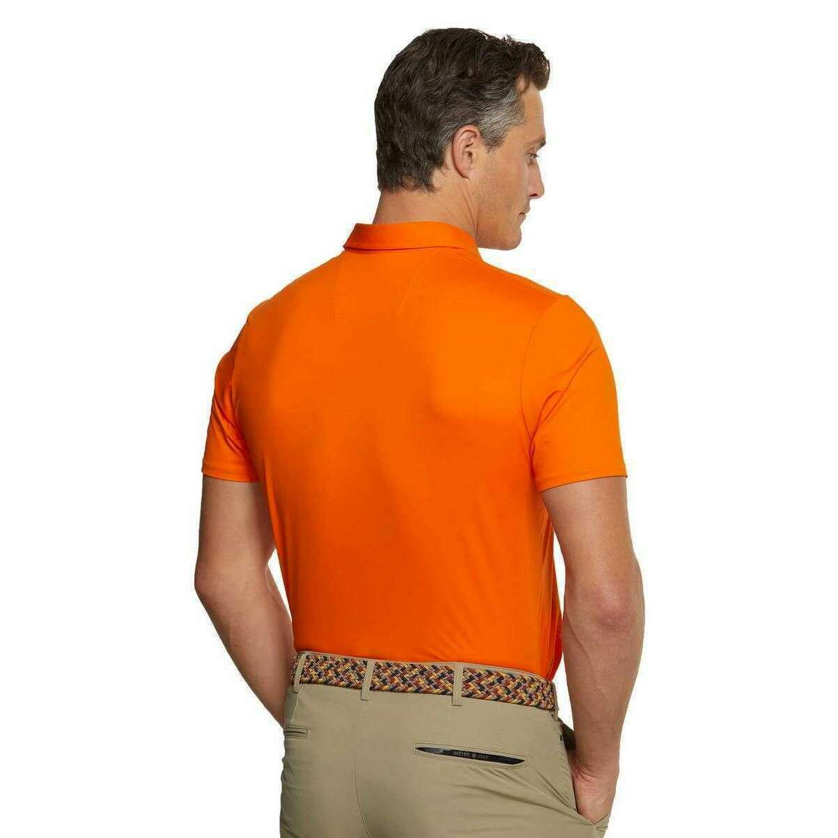 Meyer Tiger Performance Polo - Orange - Image 2