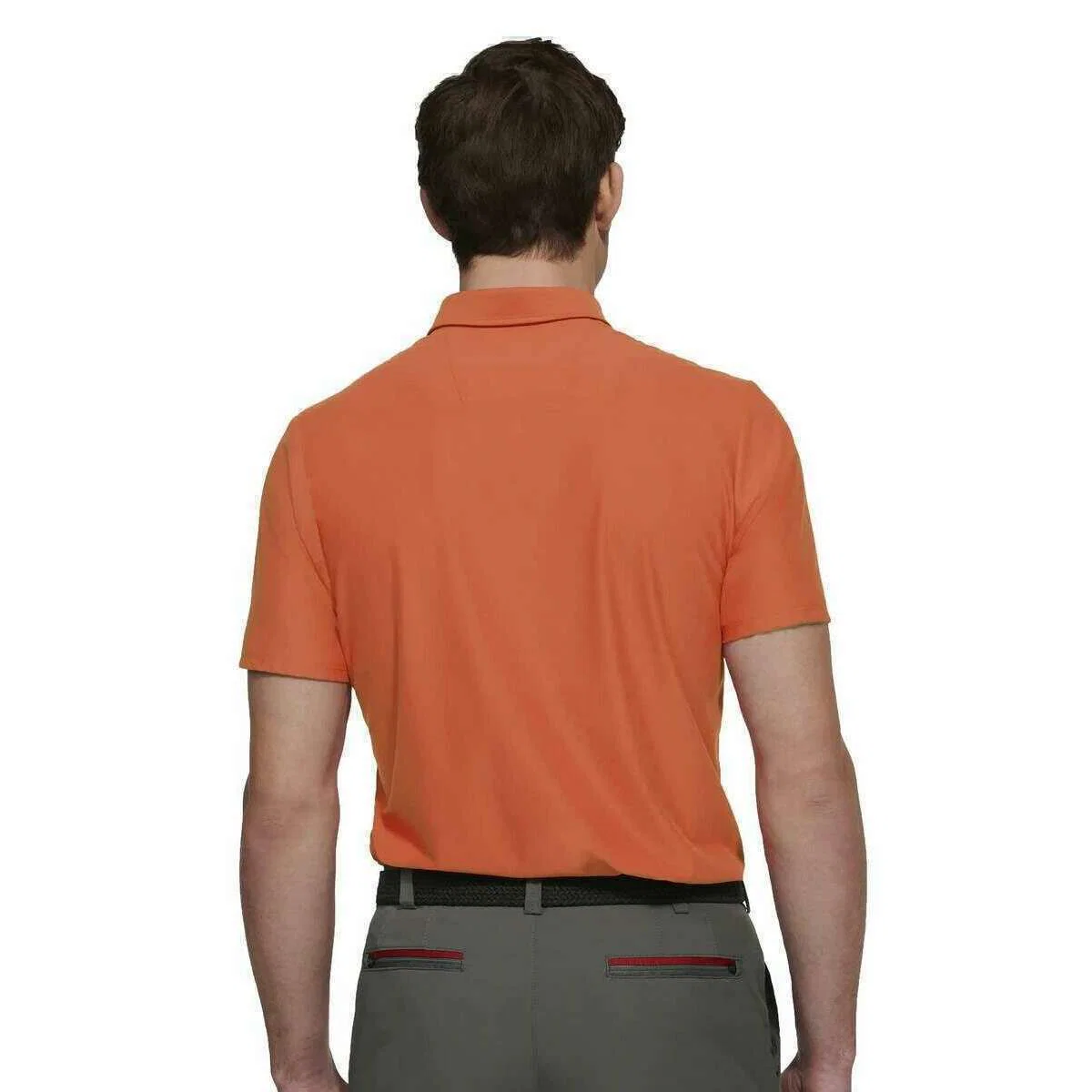 Meyer Tiger Performance Polo - Pumpkin Orange - Image 2