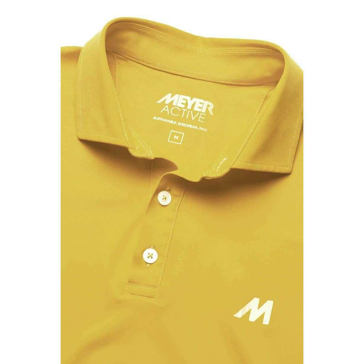 Meyer Tiger Performance Polo - Yellow - Image 5