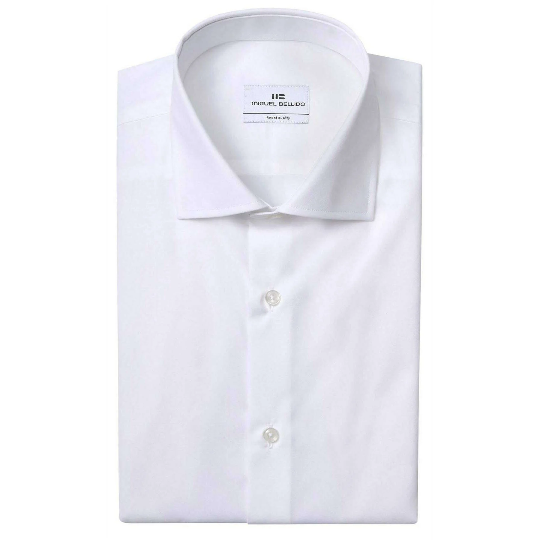 Miguel Bellido Classic Regular Long Sleeve Shirt - White
