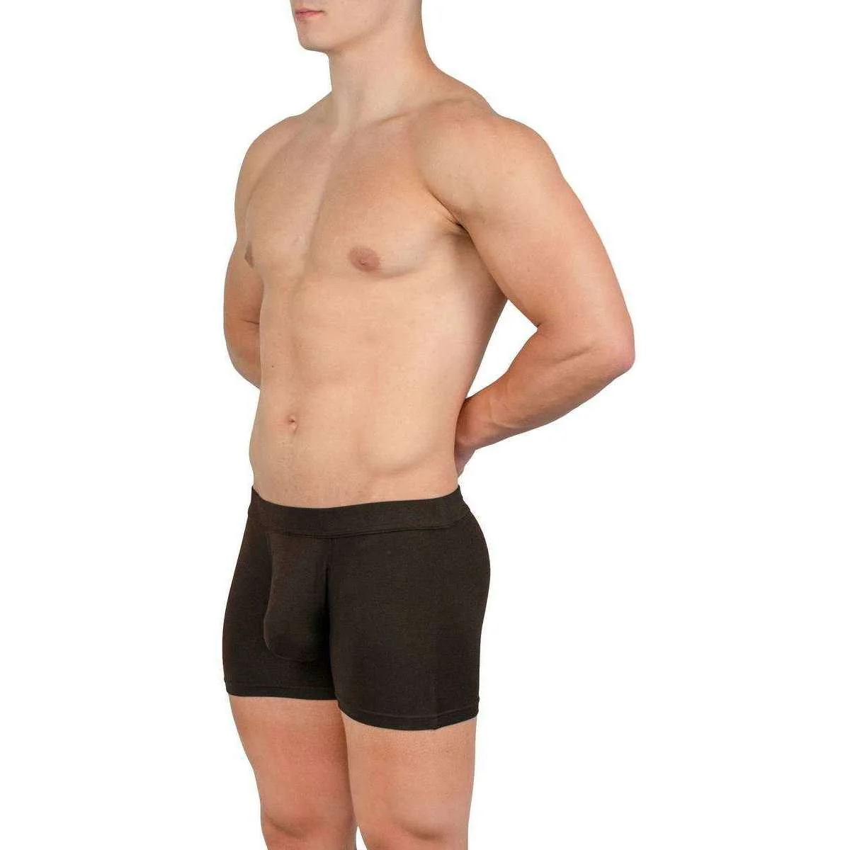 Obviously EliteMan Boxer Brief 3inch Leg - Black - Image 6