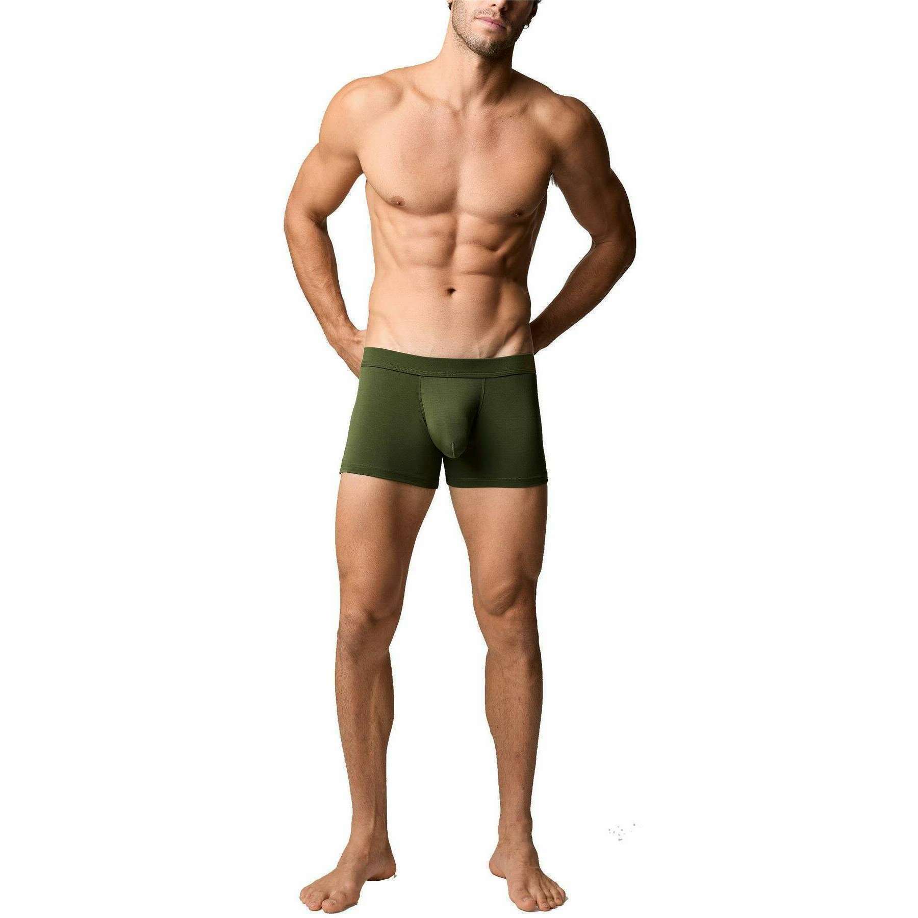 Obviously EliteMan Boxer Brief 3inch Leg - Rifle Green - Image 2
