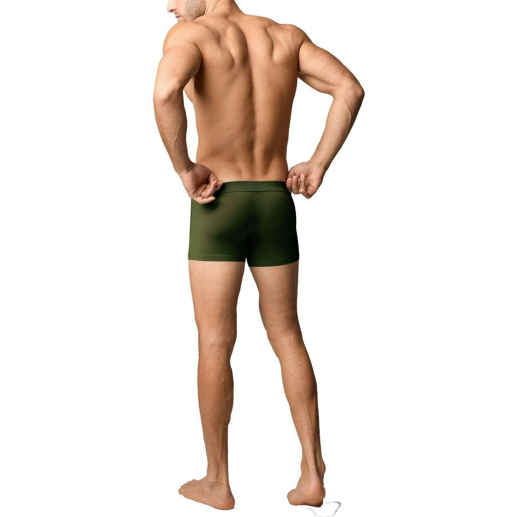Obviously EliteMan Boxer Brief 3inch Leg - Rifle Green - Image 3