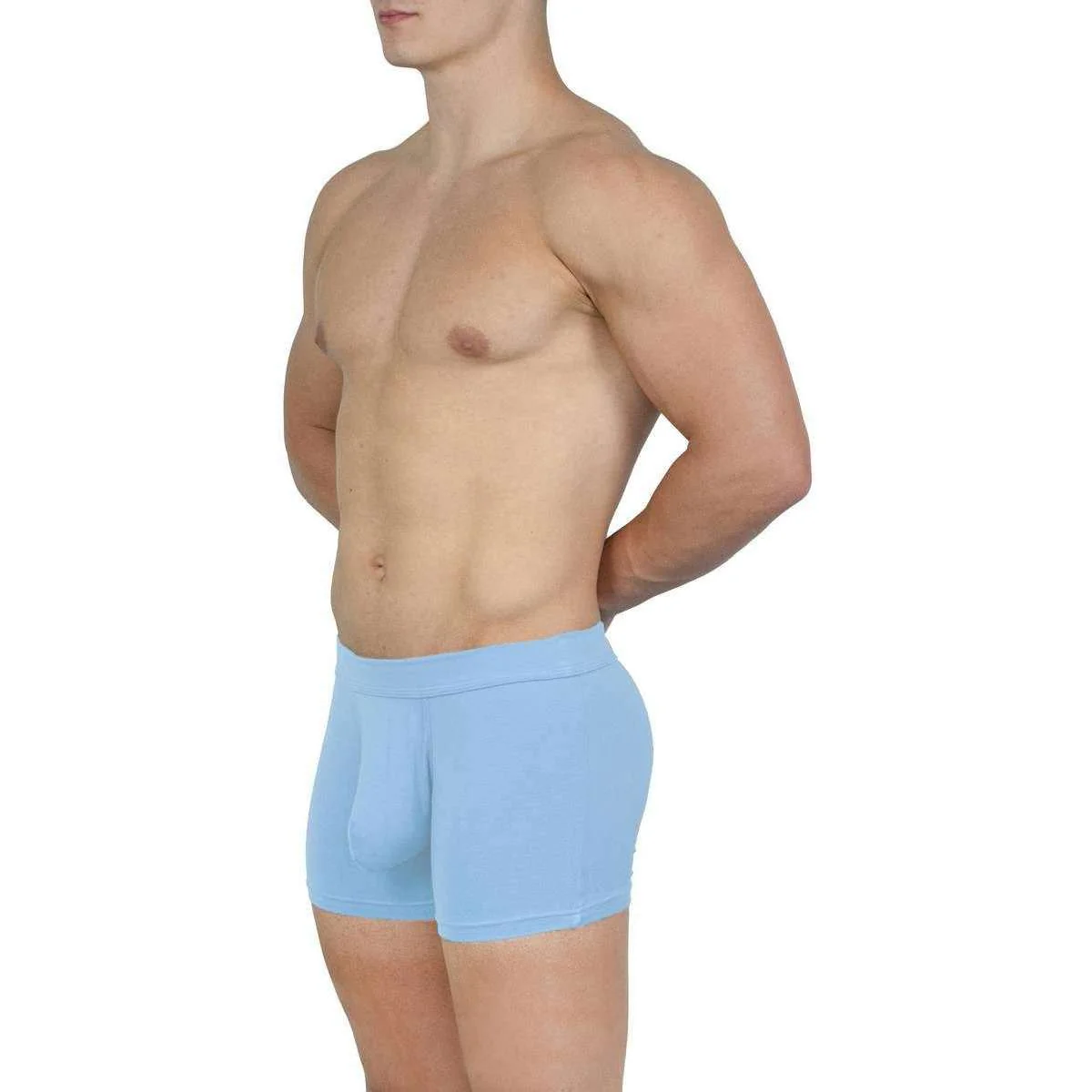 Obviously EliteMan Boxer Brief 3inch Leg - Sky Blue - Image 6