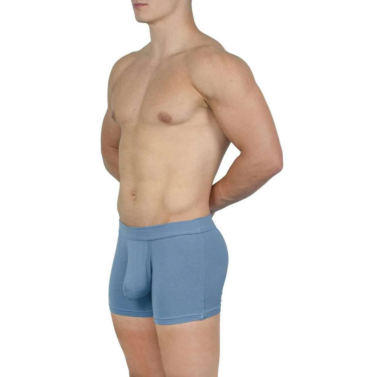 Obviously EliteMan Boxer Brief 3inch Leg - Slate Grey - Image 6