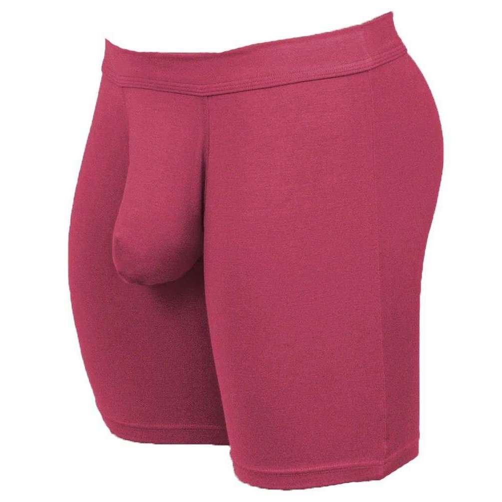 Obviously EliteMan Boxer Brief 6inch Leg - Brick Red - Image 3