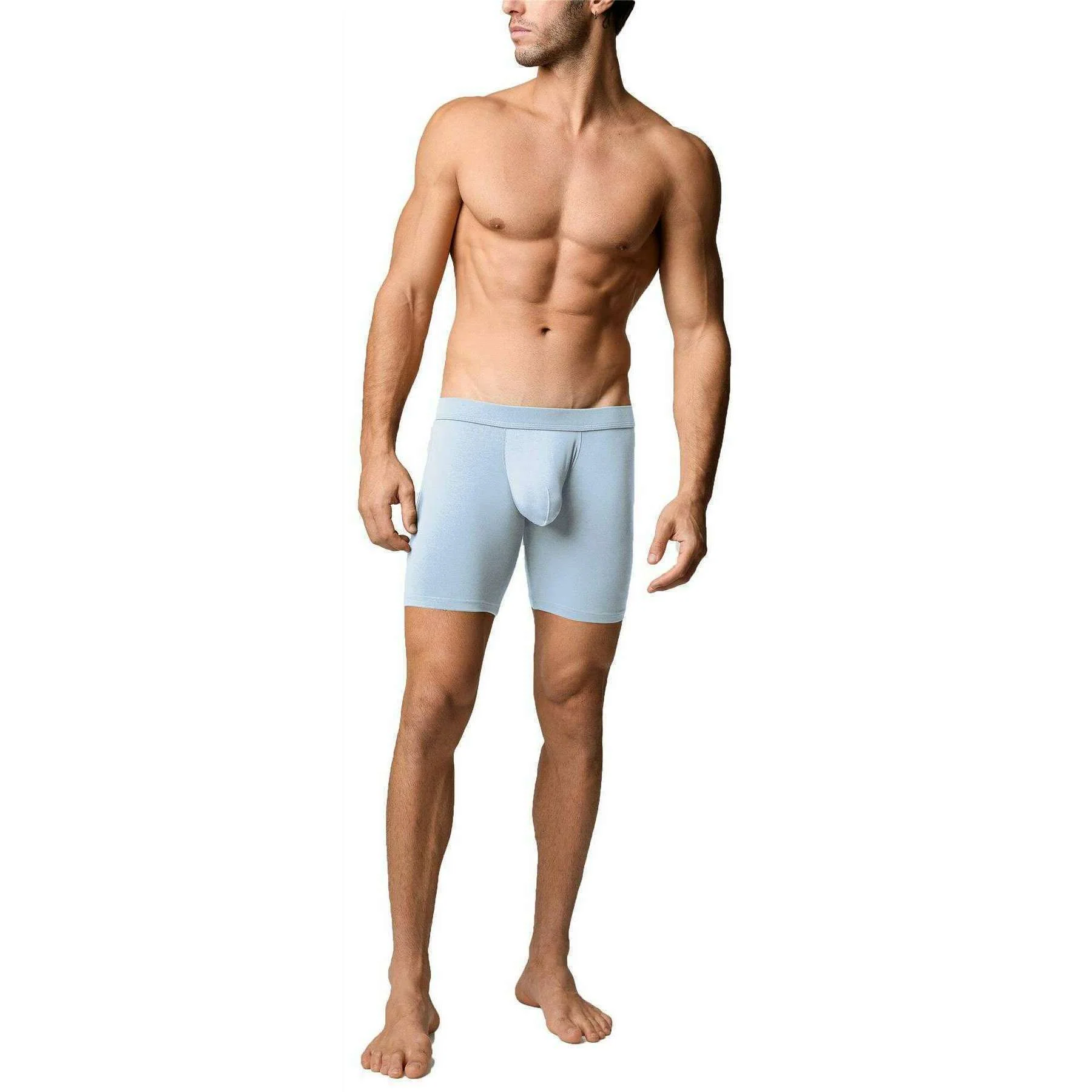 Obviously EliteMan Boxer Brief 6inch Leg - Celestial Blue - Image 3