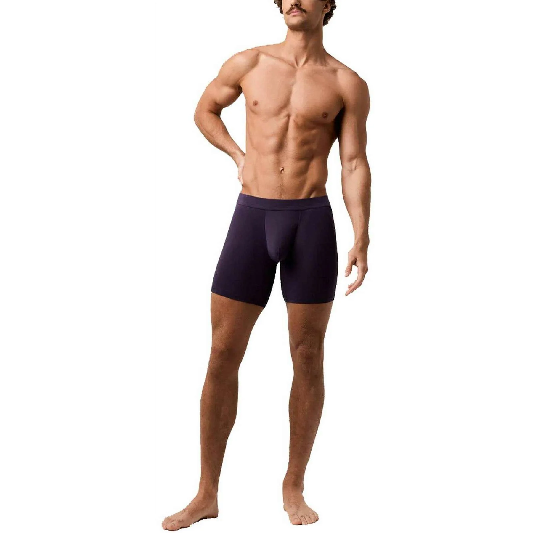 Obviously EliteMan Boxer Brief 6inch Leg - Nightshade Purple - Image 4