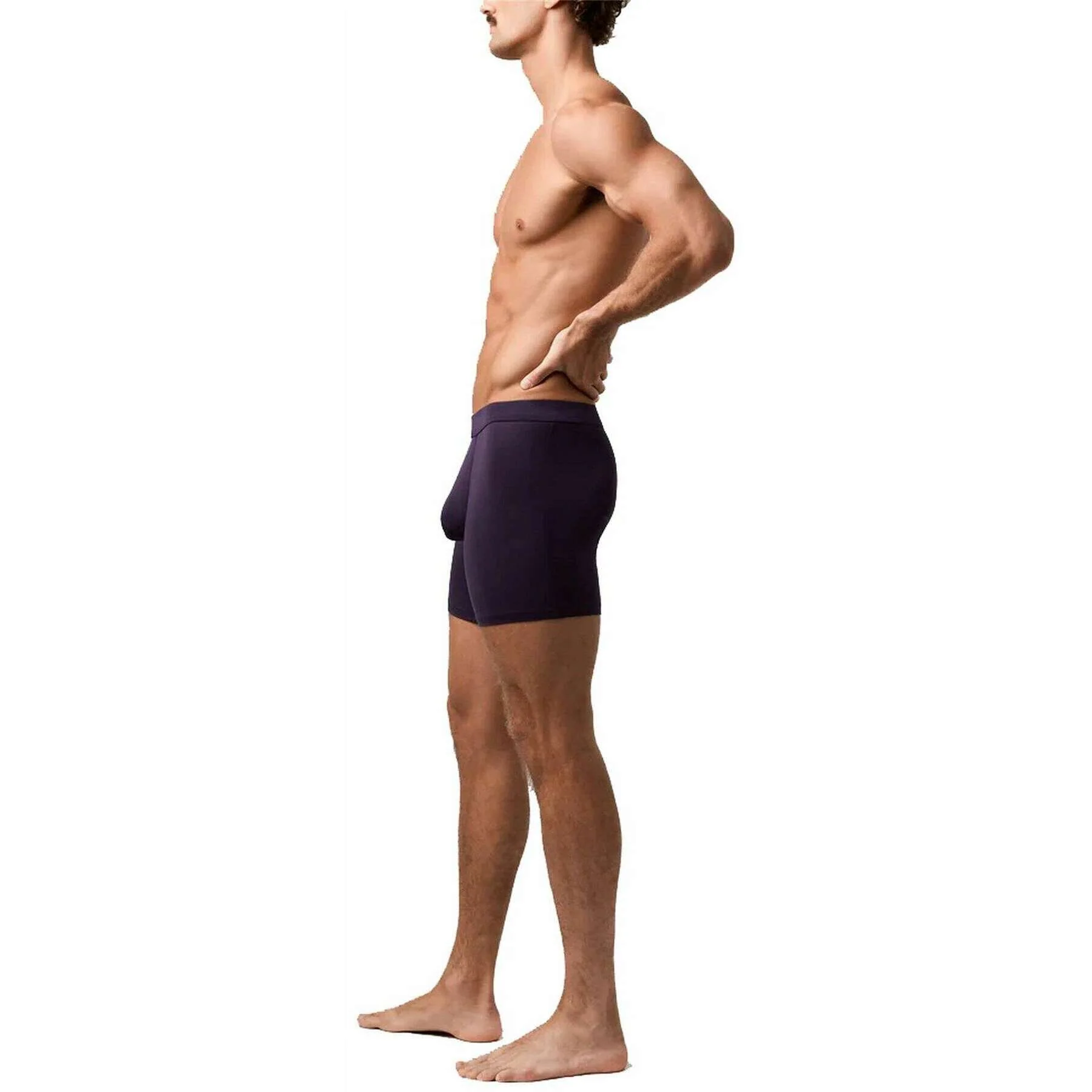 Obviously EliteMan Boxer Brief 6inch Leg - Nightshade Purple - Image 6