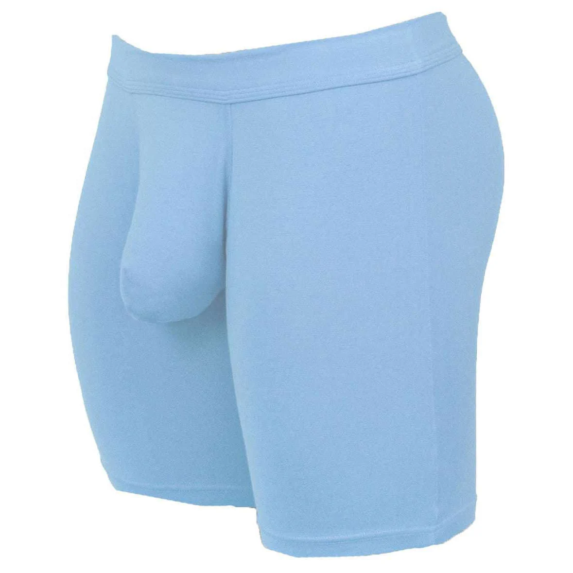 Obviously EliteMan Boxer Brief 6inch Leg - Sky Blue - Image 3